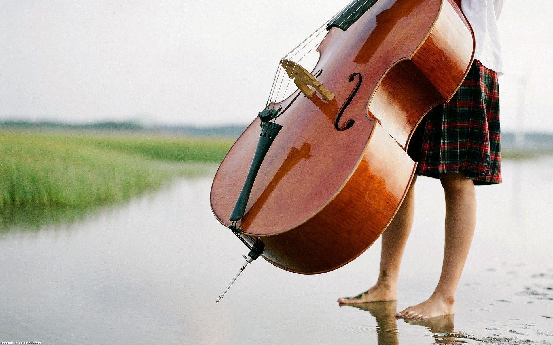 Double Bass wallpapers, Deep vibrations, Low-end resonance, Stringed rhythms, 1920x1200 HD Desktop