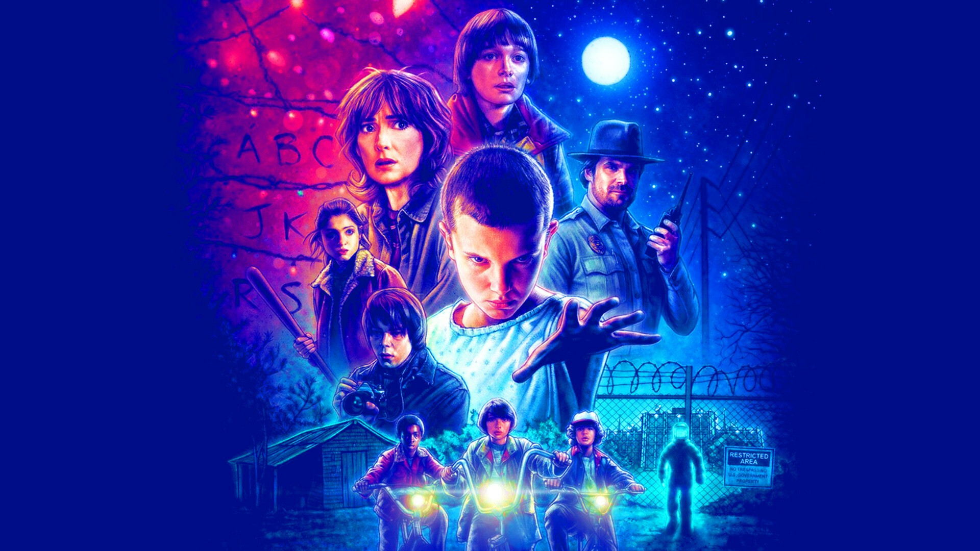 Stranger Things, TV Shows, Wallpaper, Baltana, 1920x1080 Full HD Desktop