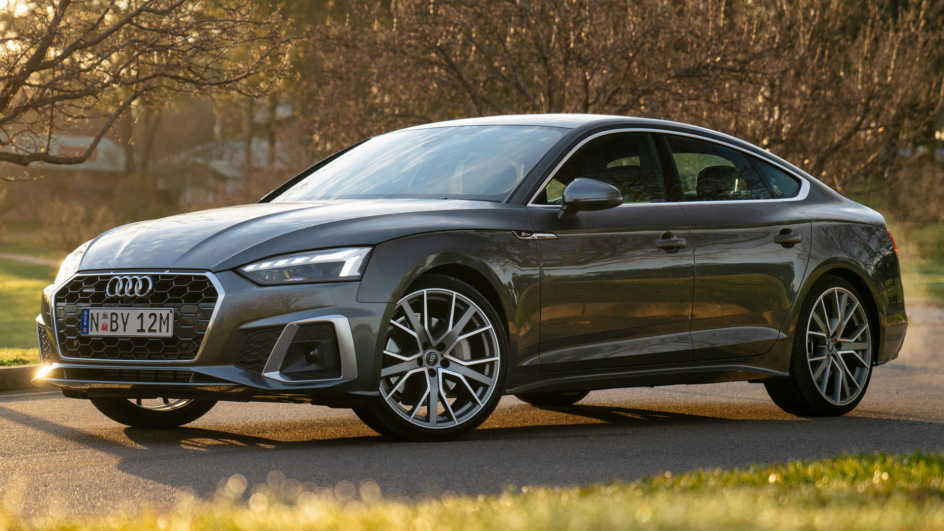 Audi A5 Sportback S Line, Sleek and dynamic, Sporty elegance, Cutting-edge technology, 1920x1080 Full HD Desktop