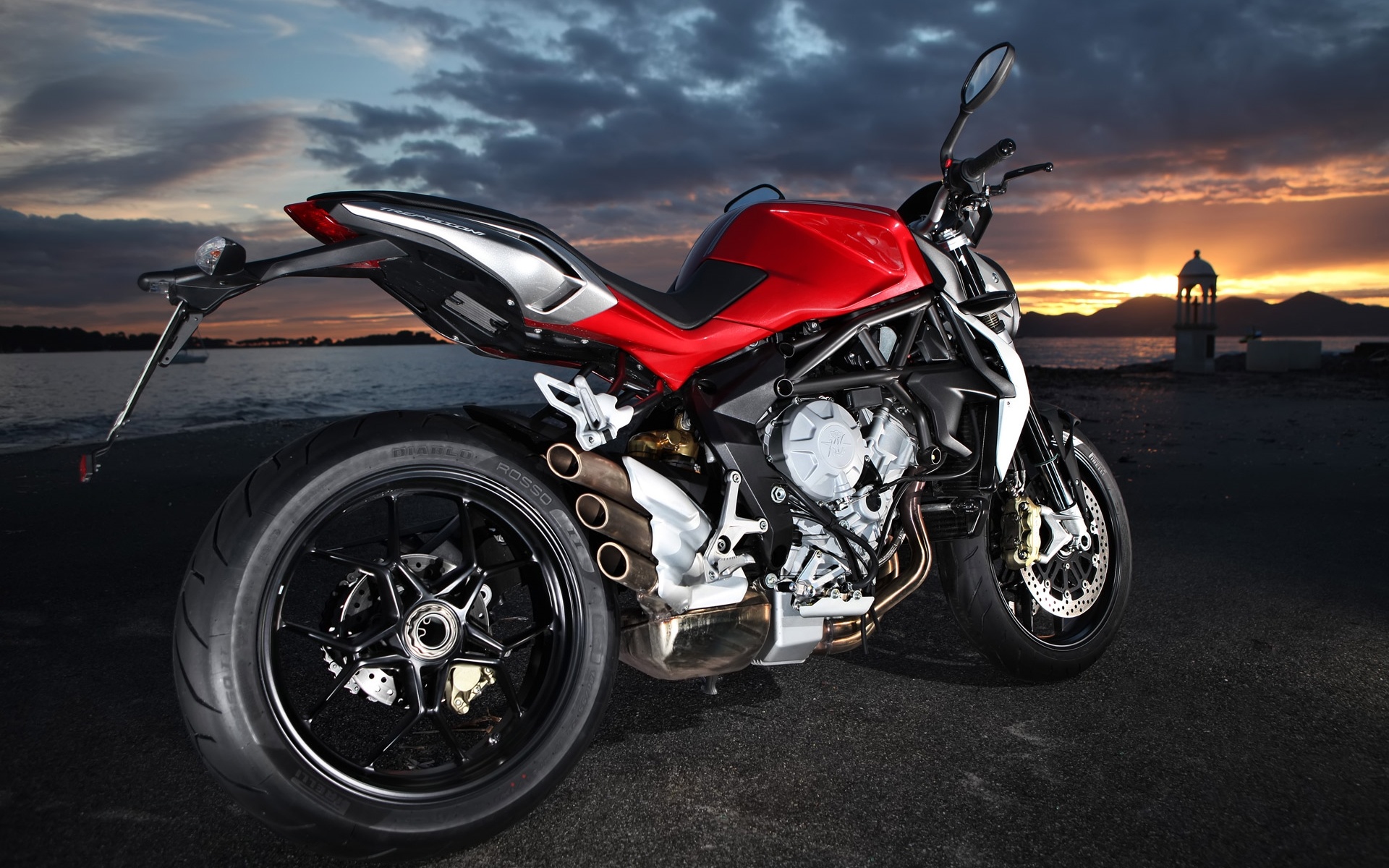 MV Agusta Brutale Rosso, High-definition wallpapers, Desktop backgrounds, Italian super bikes, 1920x1200 HD Desktop