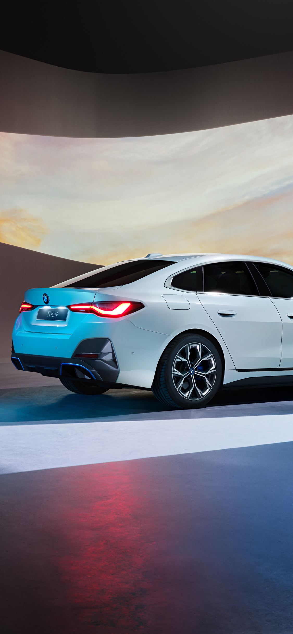 BMW i4 rear, iPhone HD 4k wallpapers, 1130x2440 HD Phone