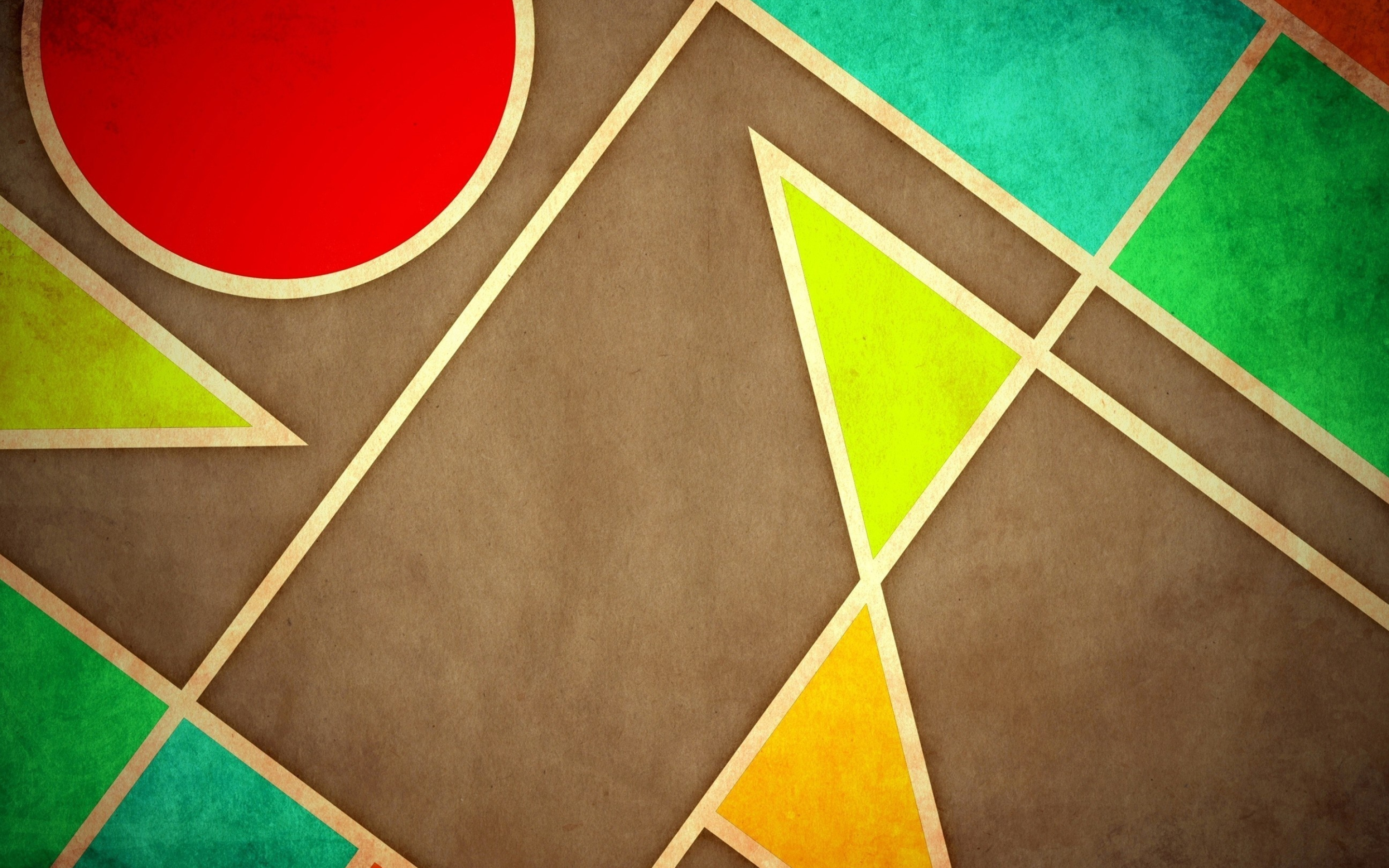 Geometric shapes wallpaper, Abstract design, Vibrant background, Shape pattern, 2880x1800 HD Desktop