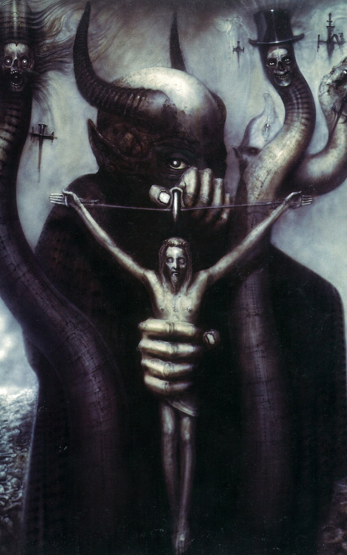 To Mega Therion, H.R. Giger Wallpaper, 1200x1920 HD Phone