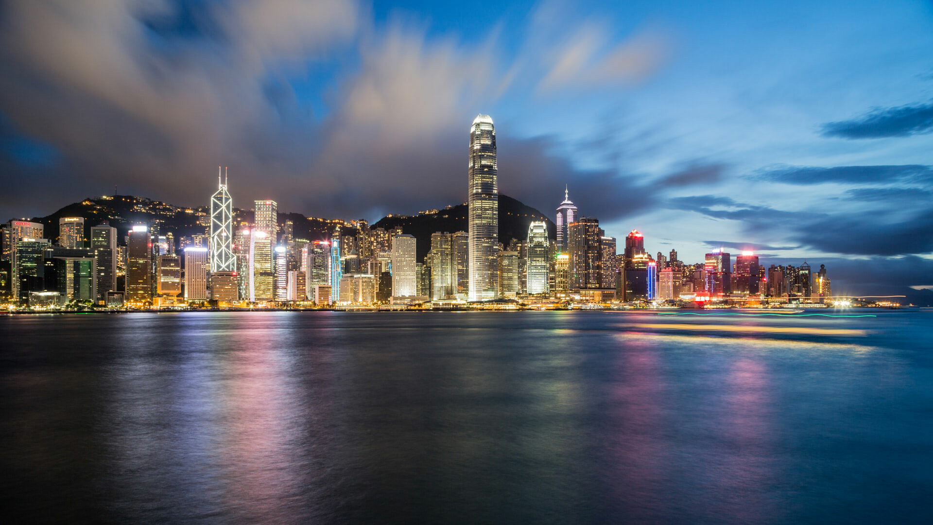 Stunning Hong Kong wallpaper, Picturesque cityscapes, Urban beauty, Captivating views, 1920x1080 Full HD Desktop