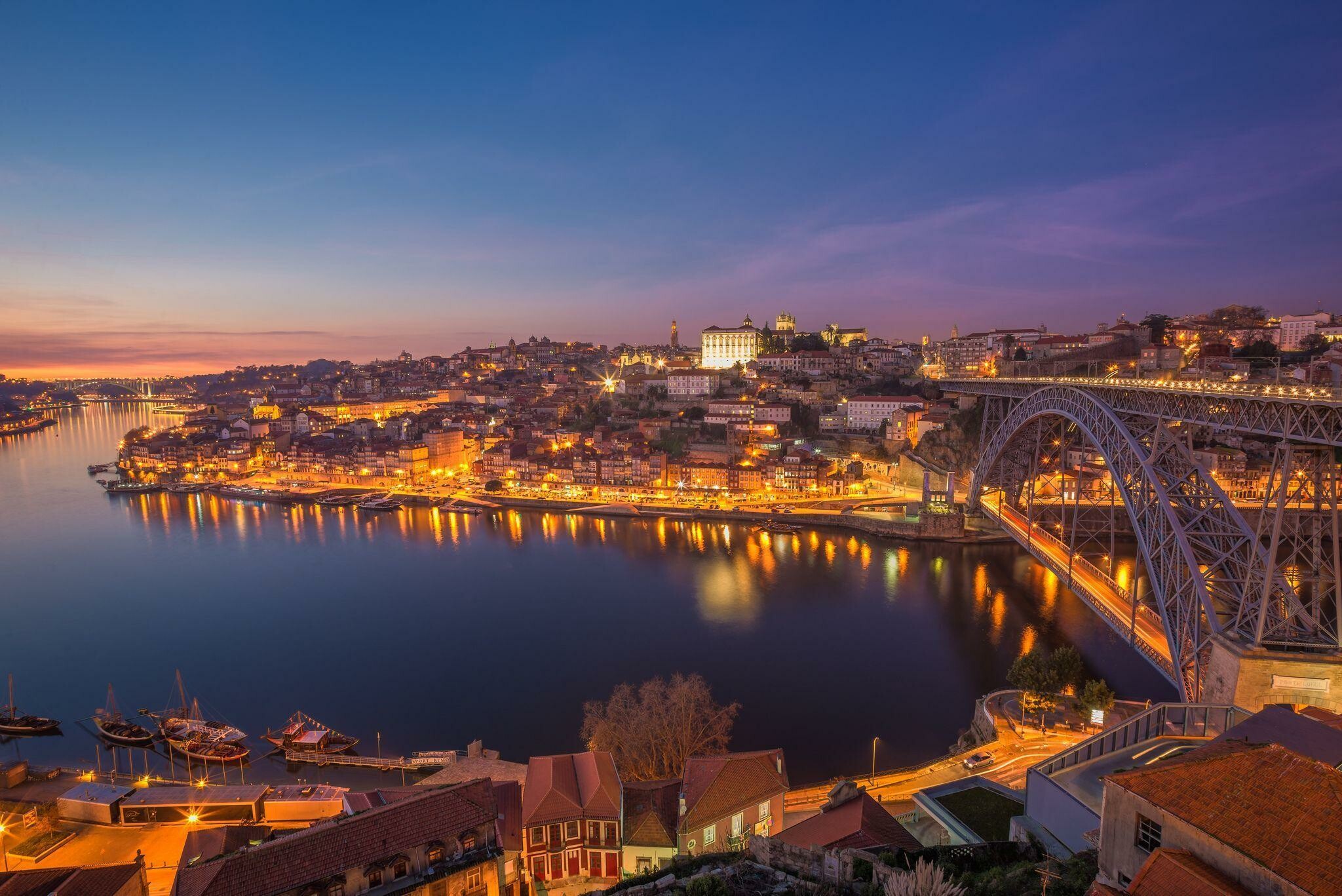 Porto vibes, Rabelo boats, Historic city center, Port wine cellars, 2050x1370 HD Desktop