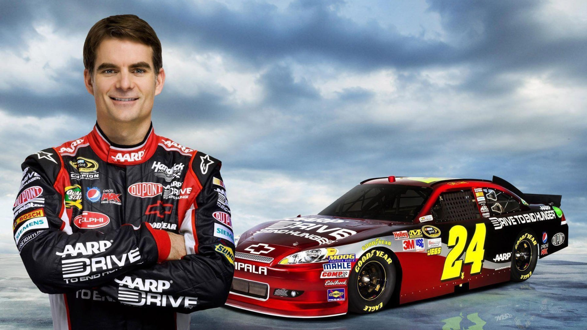 Jeff Gordon, Racing icon, Speed demon, Track conqueror, 1920x1080 Full HD Desktop