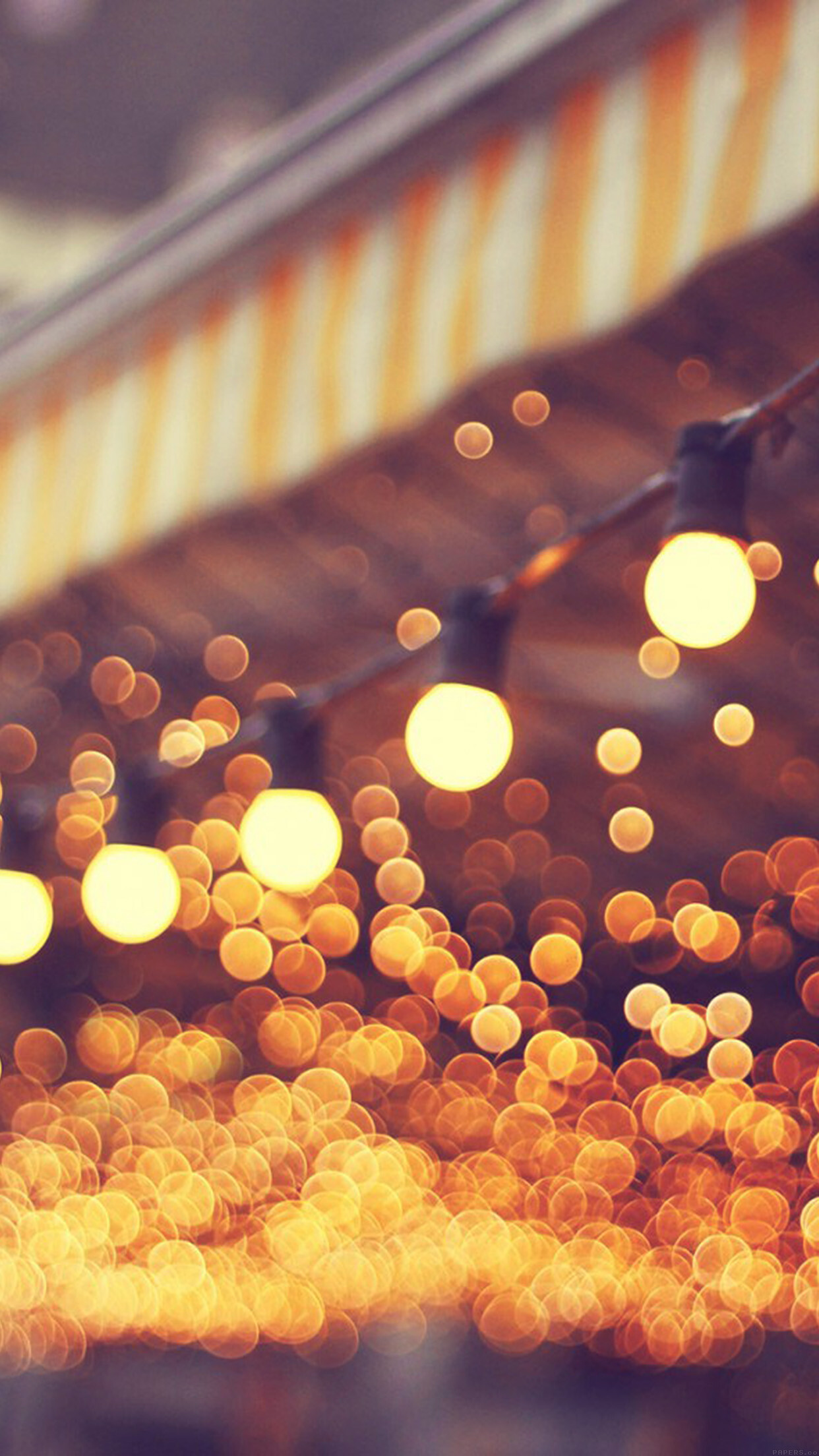 Gold lights, Bokeh wallpapers, iPhone and iPad, Dreamy ambiance, 1250x2210 HD Phone