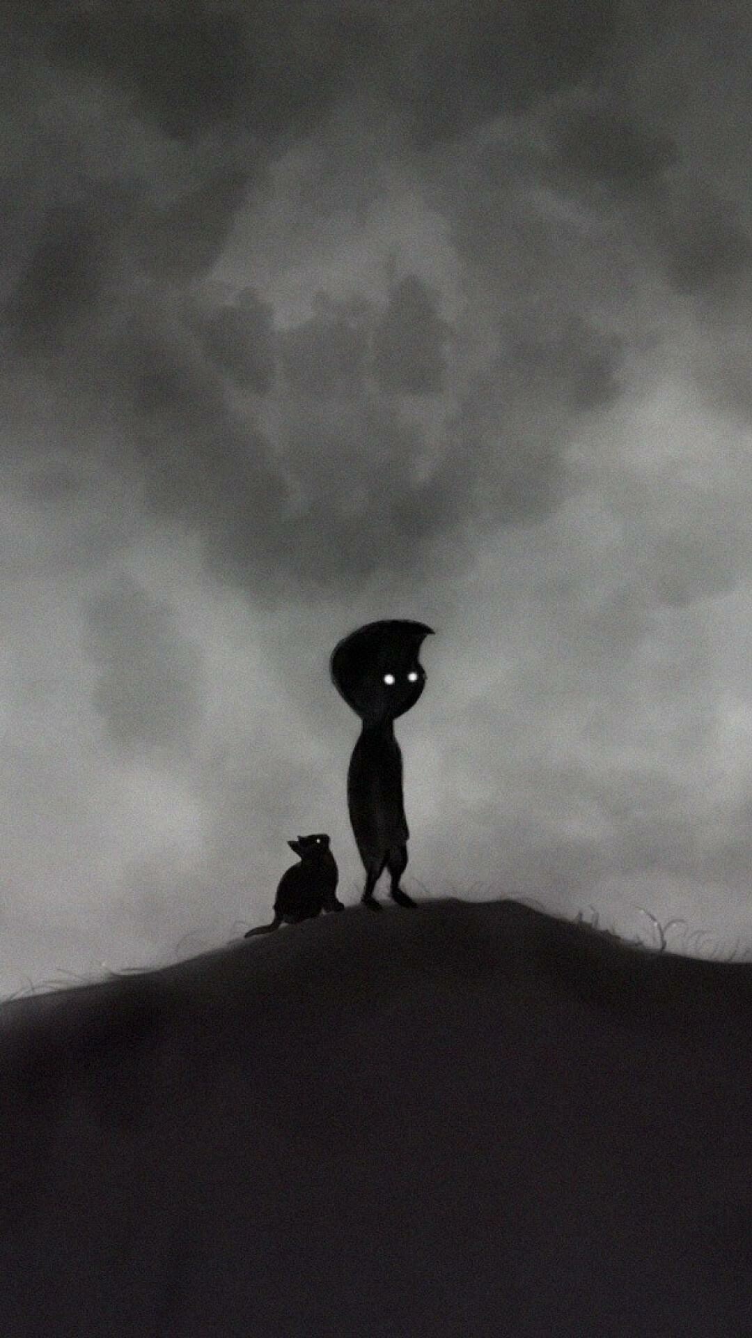 Limbo wallpapers Android, Disturbing environments, Intense platforming, Captivating atmosphere, 1080x1920 Full HD Phone