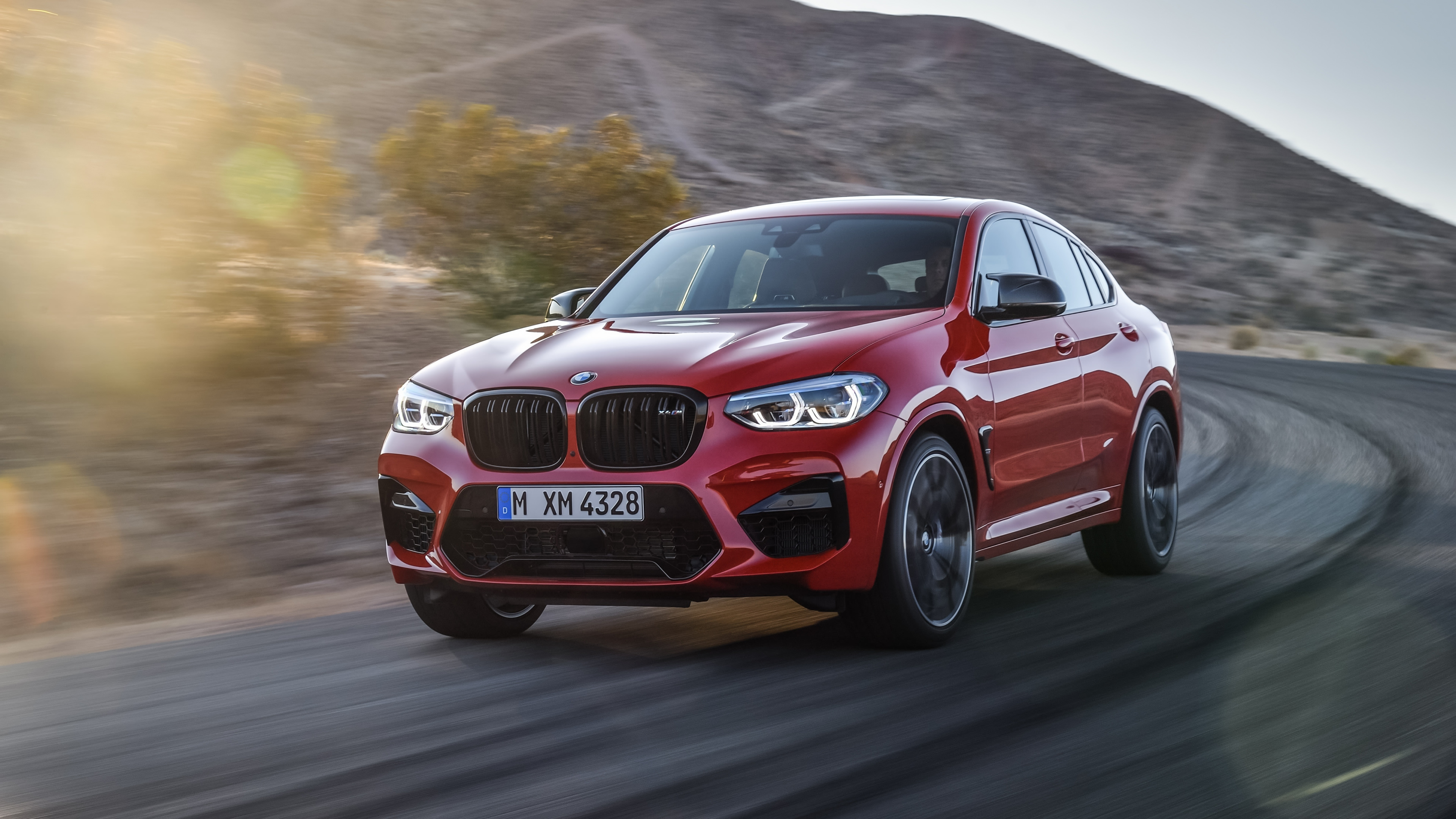 On Road Red BMW X4, 4k Wallpaper, HD Image Background, 3840x2160 4K Desktop