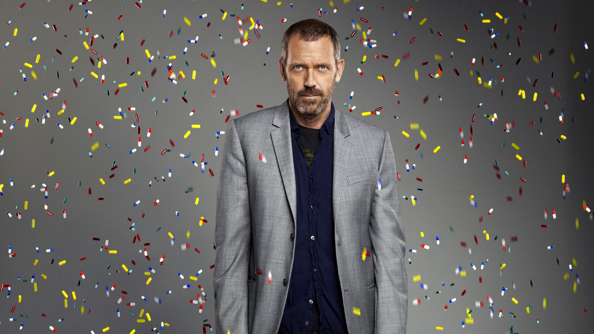 House M. D., Dr. House wallpaper, Intriguing portrait, Enigmatic character, 1920x1080 Full HD Desktop