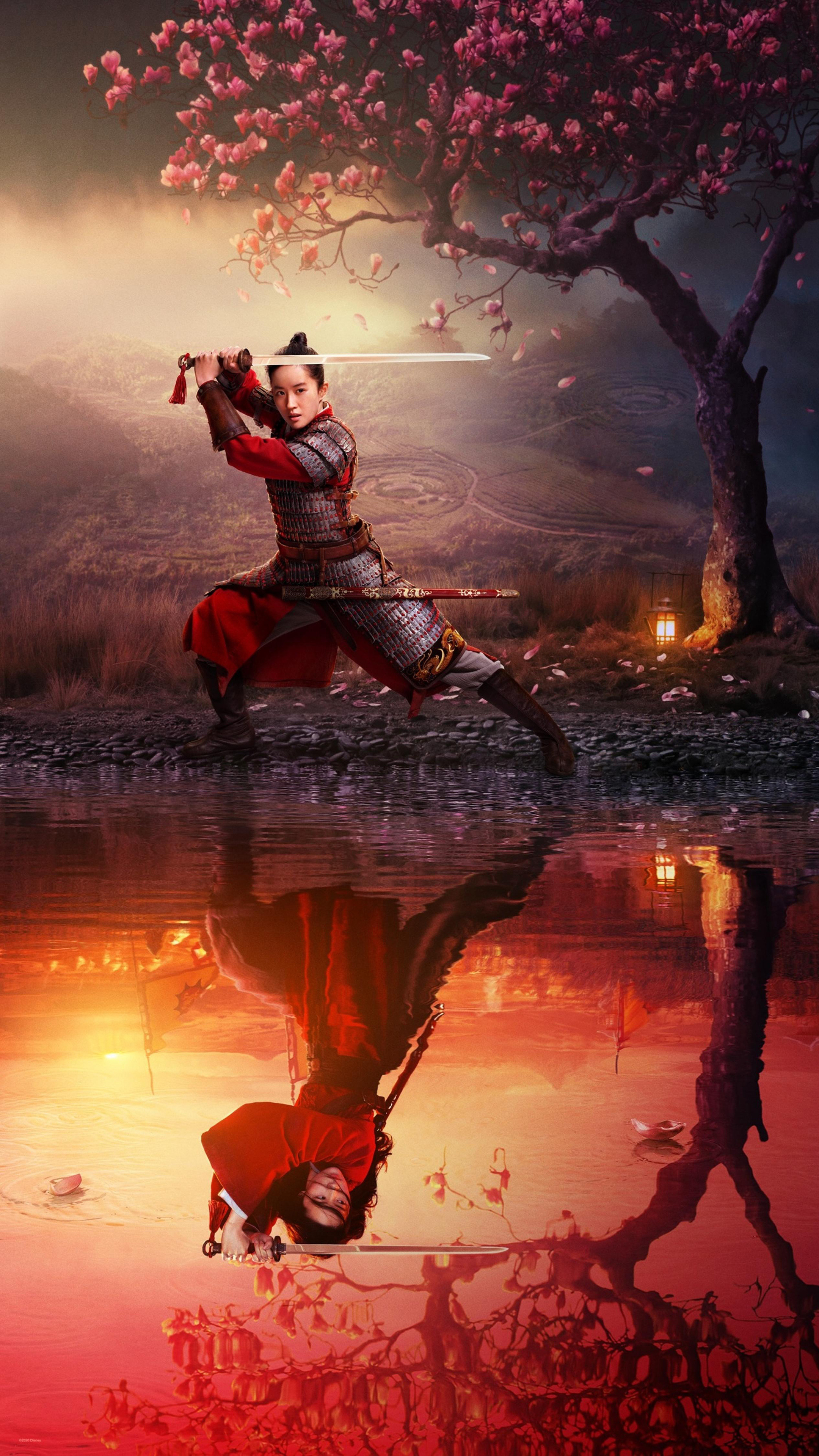 Mulan movie 2020, Impressive poster, Xperia wallpaper, 4k resolution, 2160x3840 4K Phone