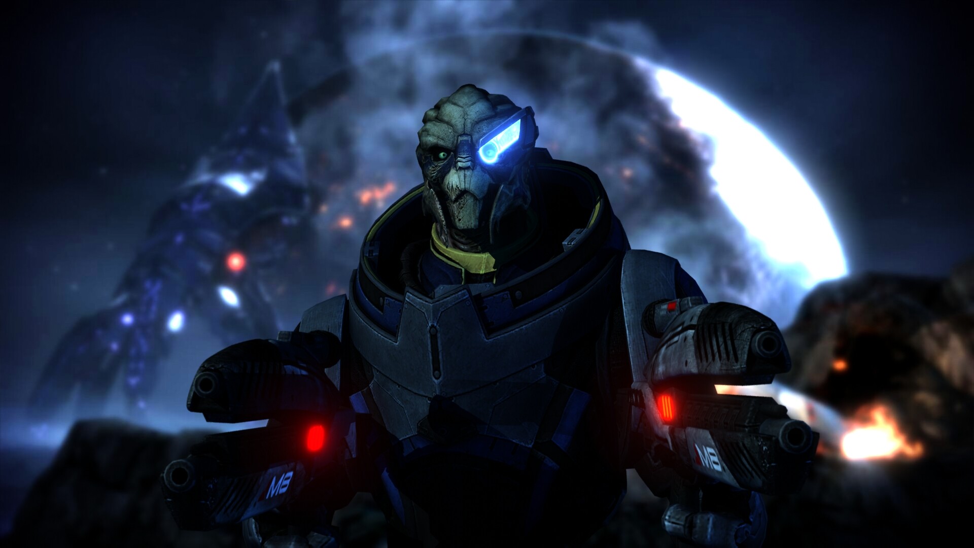 Mass Effect, Garrus Vakarian, Animated wallpaper, Tali'Zorah, 1920x1080 Full HD Desktop