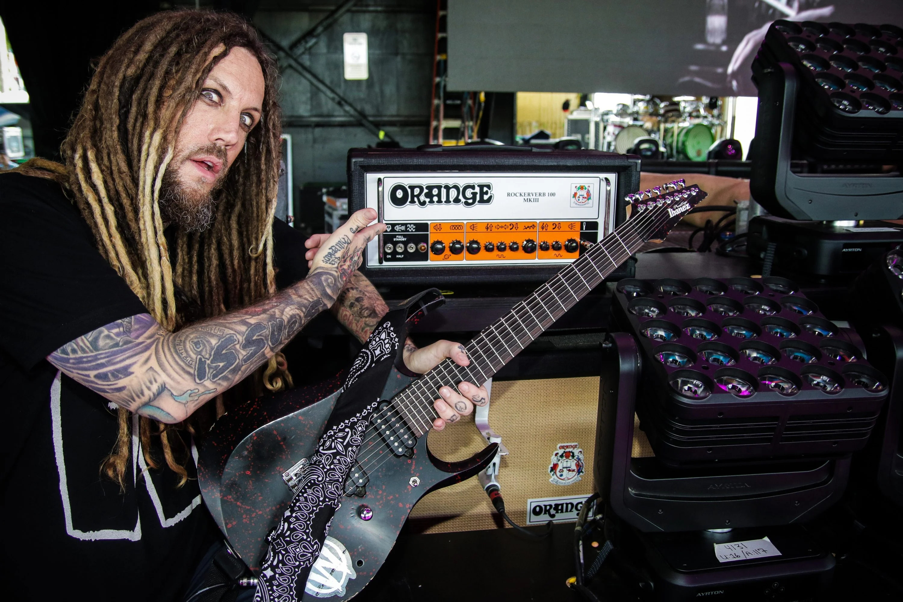 Orange Amplification, Tour collaborations, Korn band, Studio recordings, 3000x2000 HD Desktop