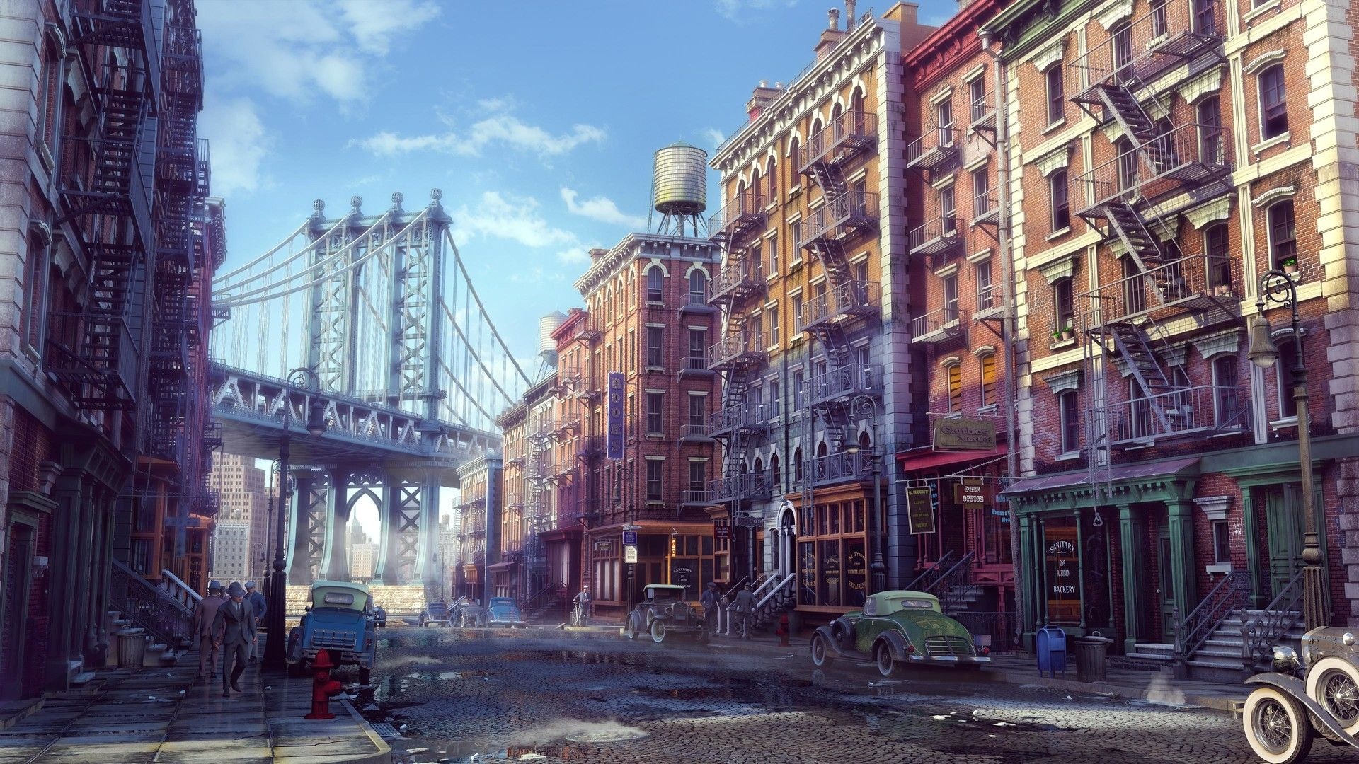 Old New York, Travels, New York in the 30s, Aleksey Borisov, 1920x1080 Full HD Desktop