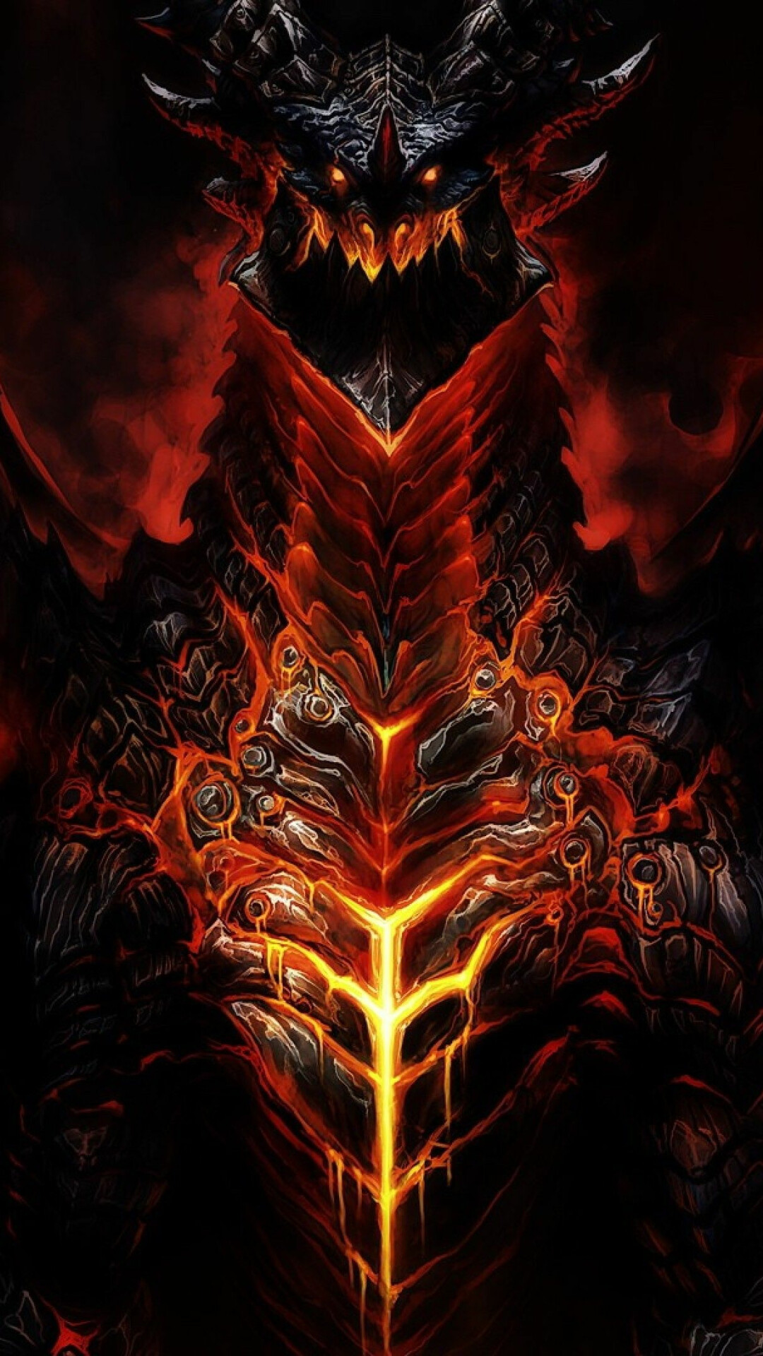 Majestic dragon, Breathtaking wallpaper, Captivating landscape, Mythical creature, 1080x1920 Full HD Phone