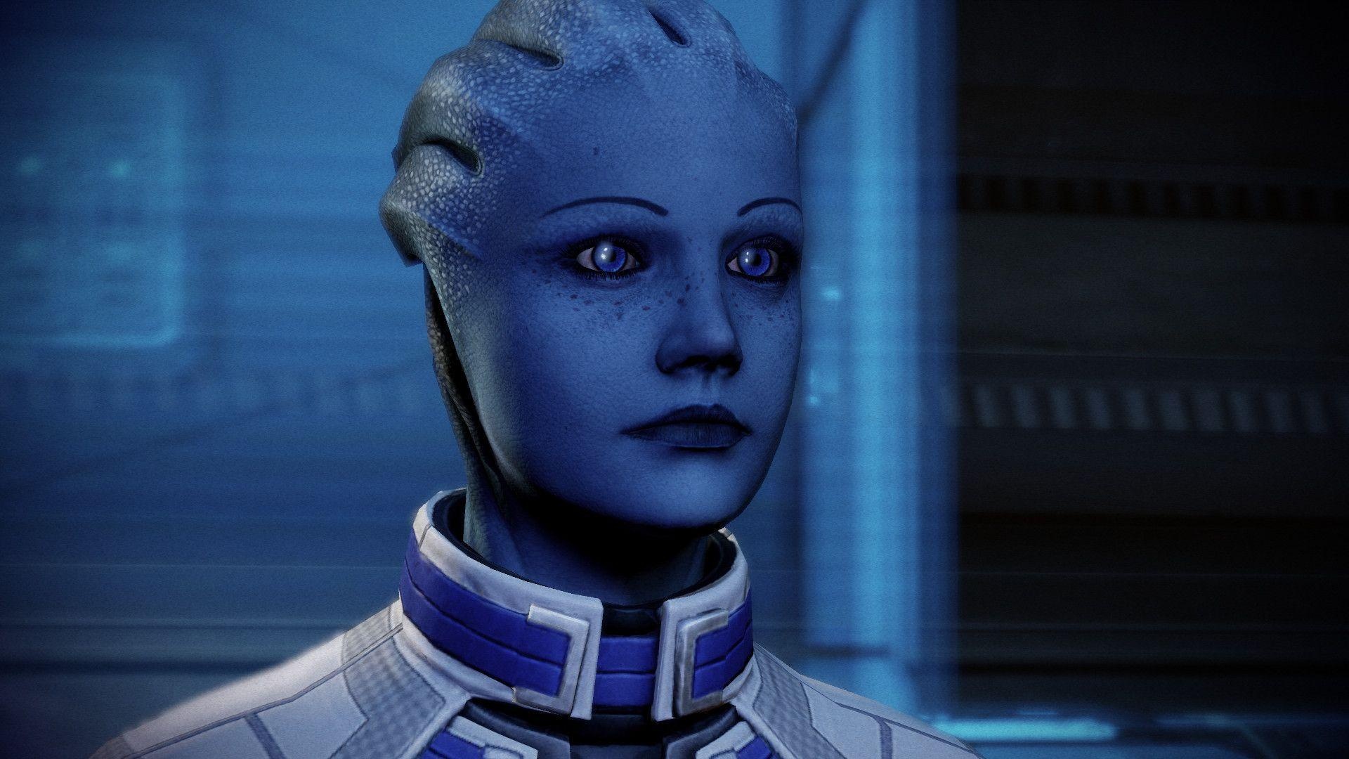Liara T'Soni, Free wallpapers, Christian theme, T-rex element, 1920x1080 Full HD Desktop