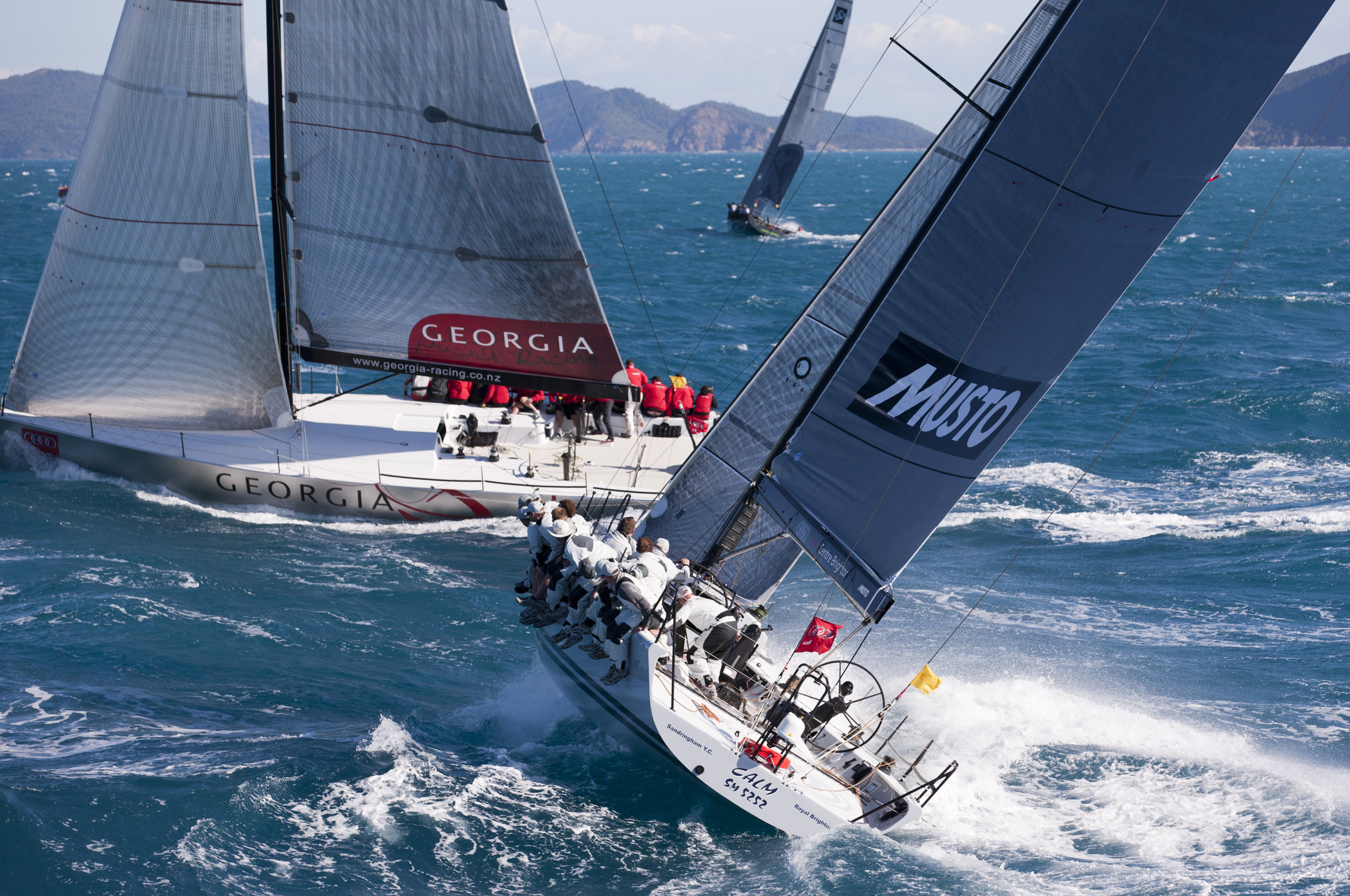 Sailing Audi, Hamilton Island Race Week, Yacht calm, Georgia, 2560x1700 HD Desktop