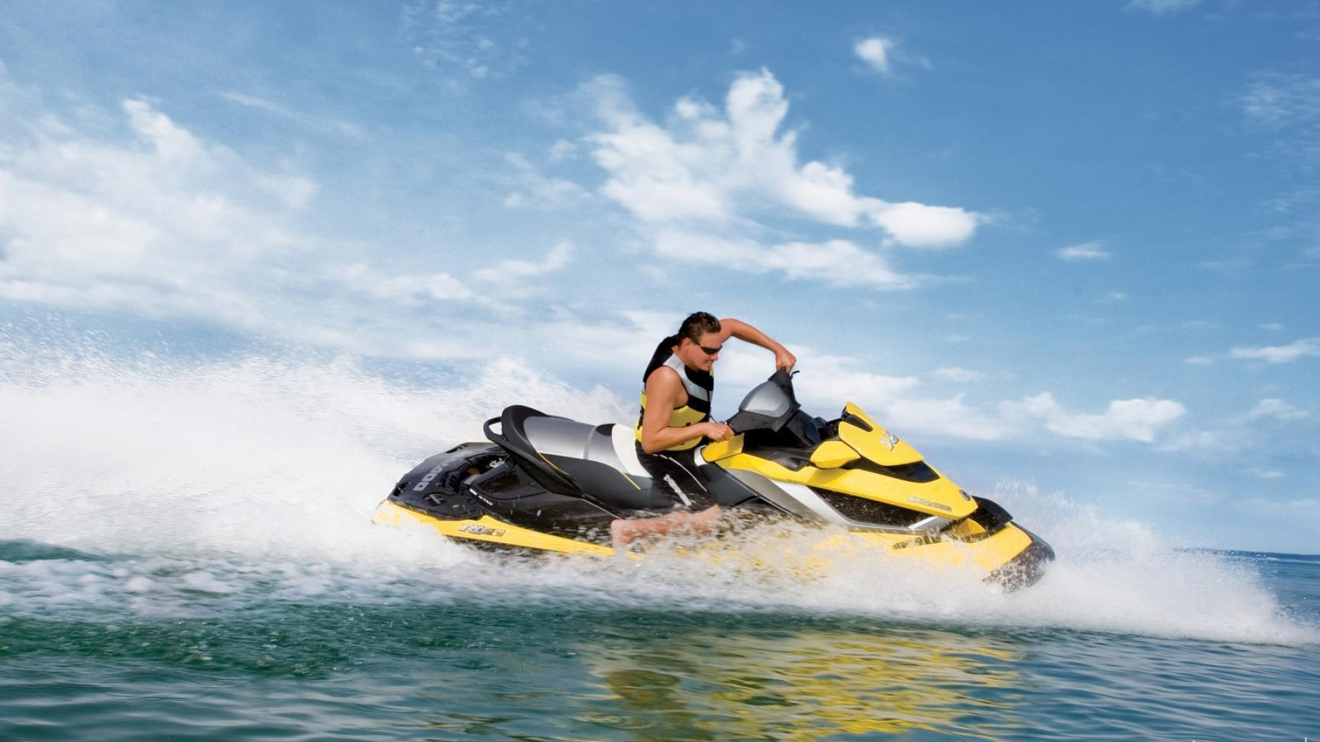 Jet Ski wallpapers, Action-packed, Aquatic adventures, Thrilling rides, 1920x1080 Full HD Desktop