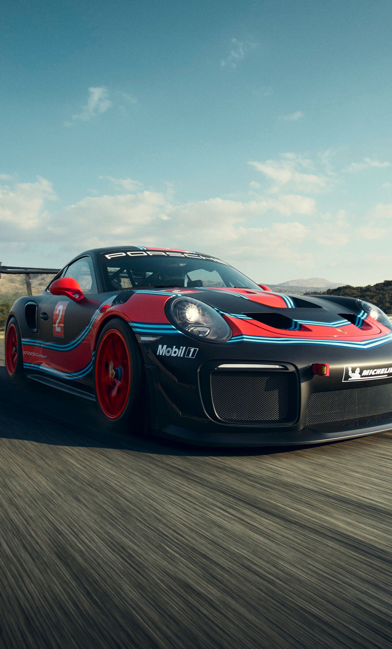 Porsche, 911 GT2 RS, Clubsport sports car, 1280x2120 HD Phone