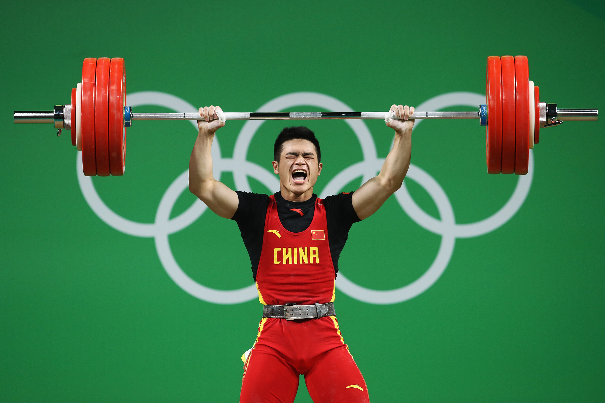 Shi Zhiyong, Weightlifting Wallpaper, 2050x1370 HD Desktop