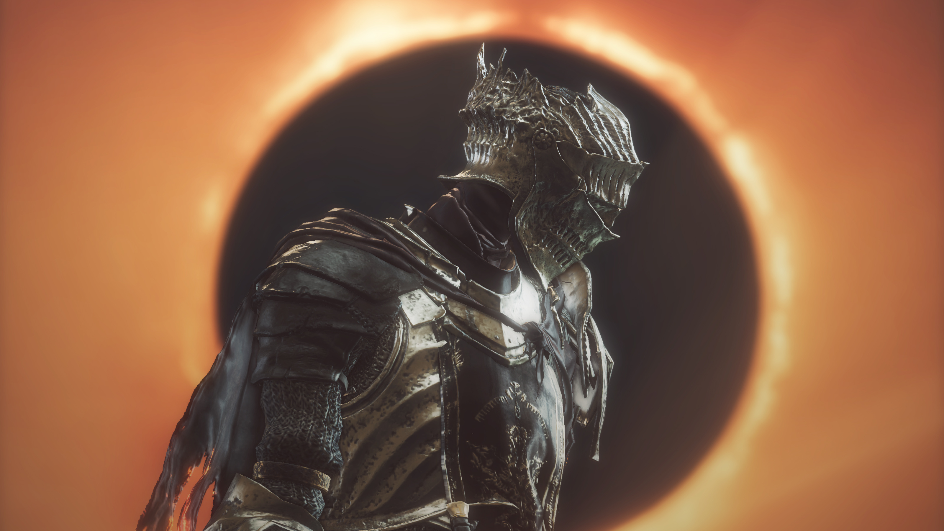 Soul of Cinder, Darksign eclipse, Firelink armor set, HD Desktop wallpaper