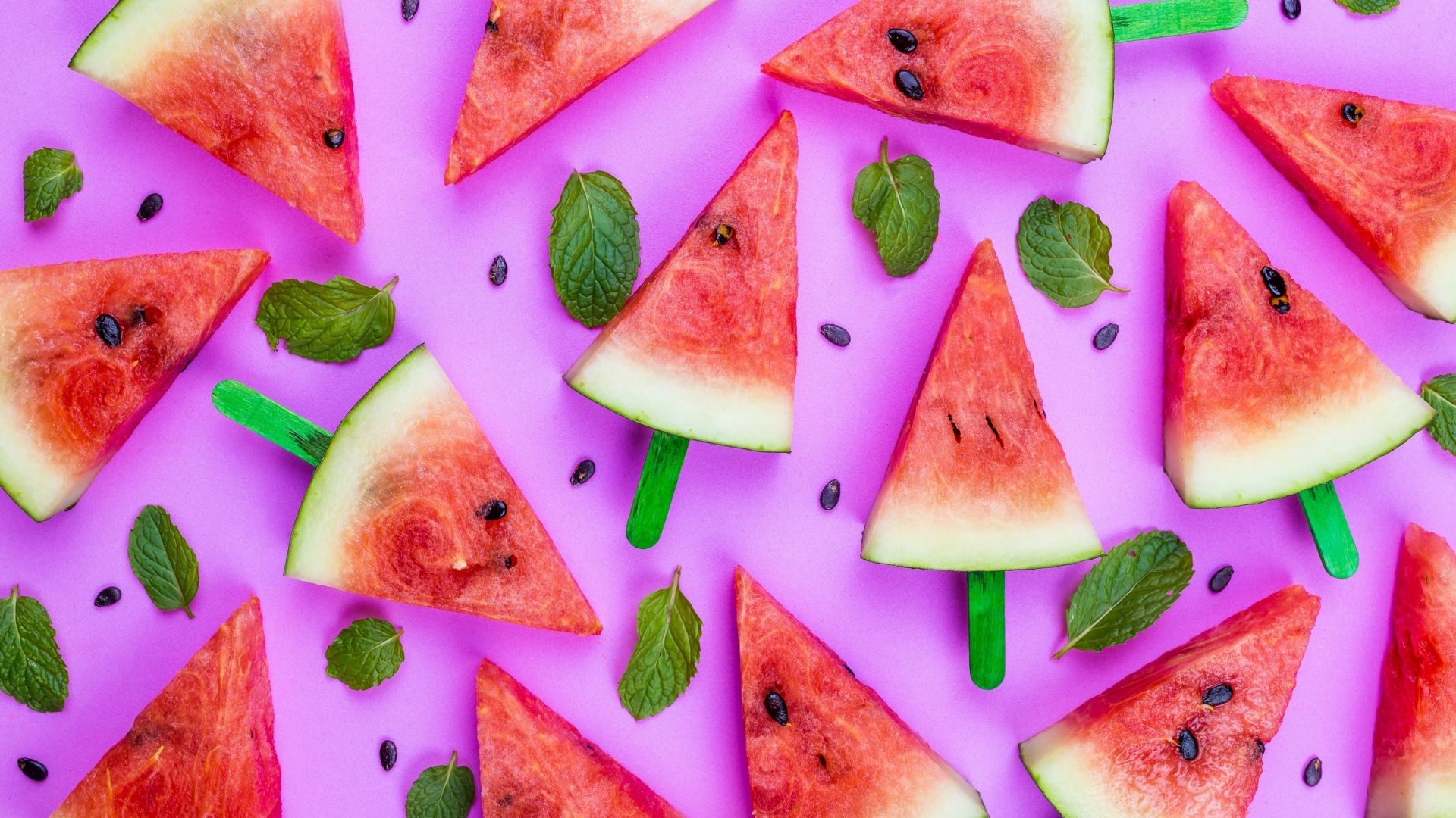 Summer-themed watermelon wallpaper, Leaves and fruit, HD image, Natural background, 1920x1080 Full HD Desktop