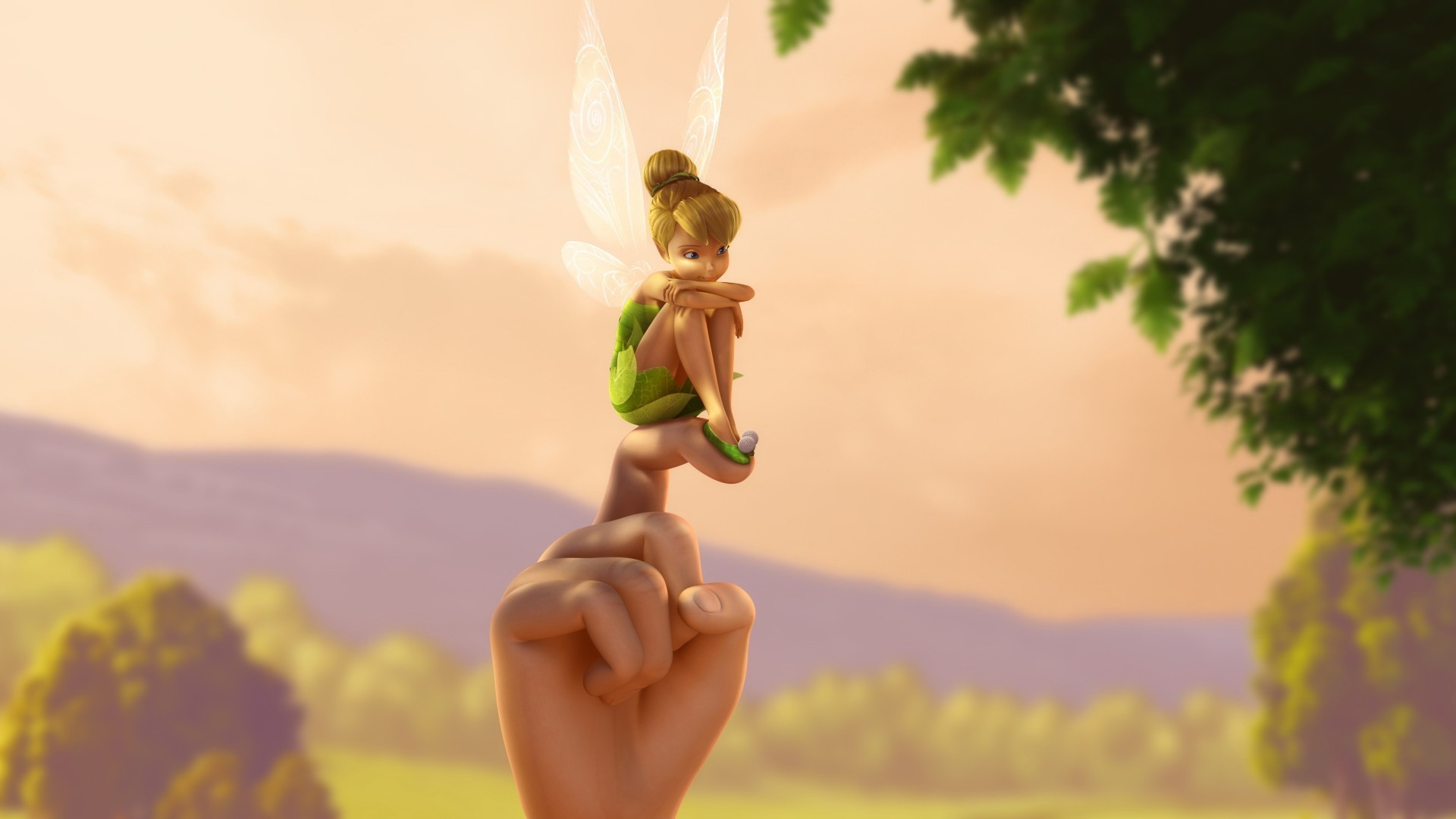 Tinker Bell wallpaper, Cartoon characters, Magical fantasy, Cute fairy wallpapers, 1920x1080 Full HD Desktop