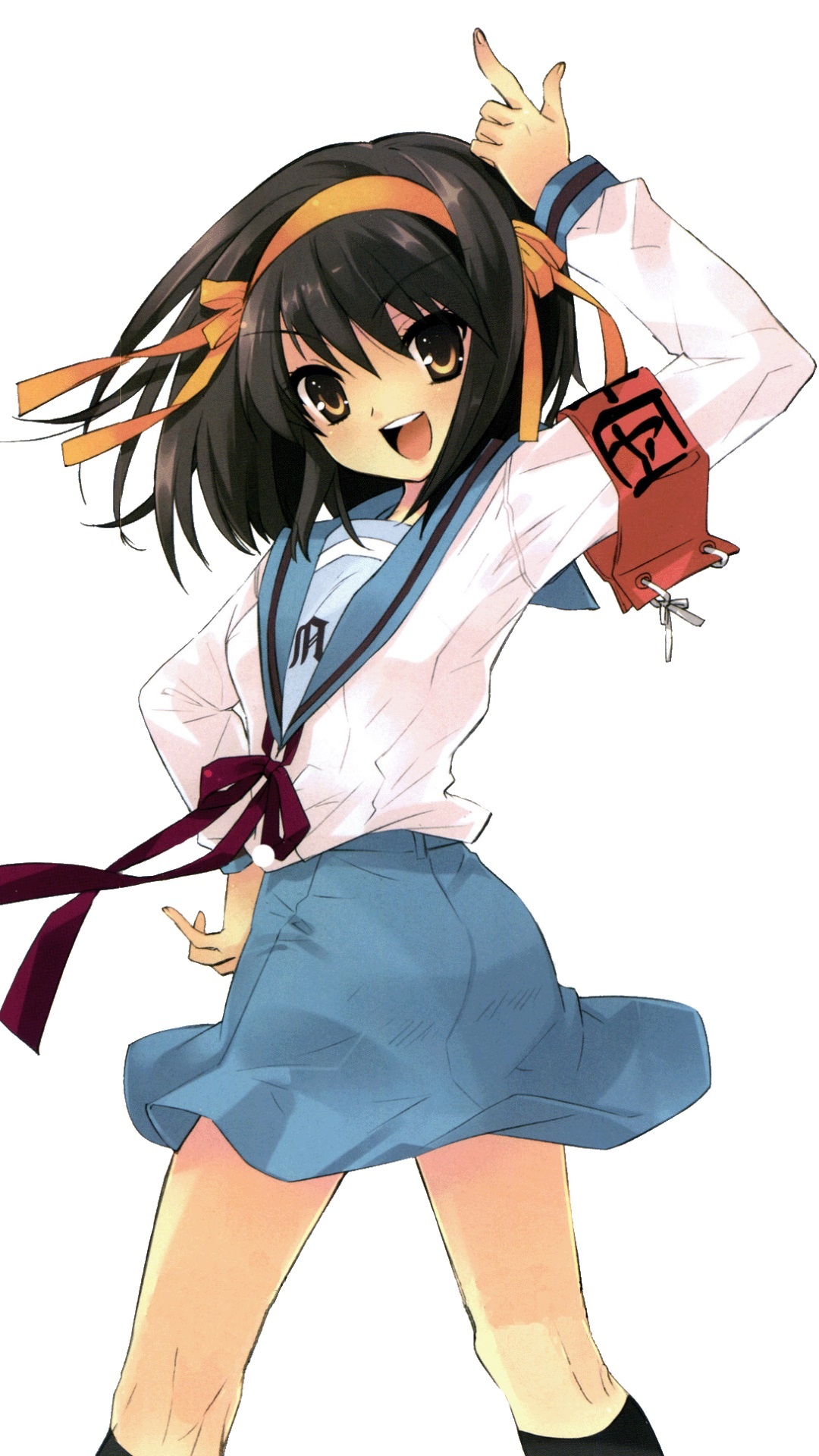 Haruhi Suzumiya, Anime protagonist, Haruhibean images, Free, 1080x1920 Full HD Phone