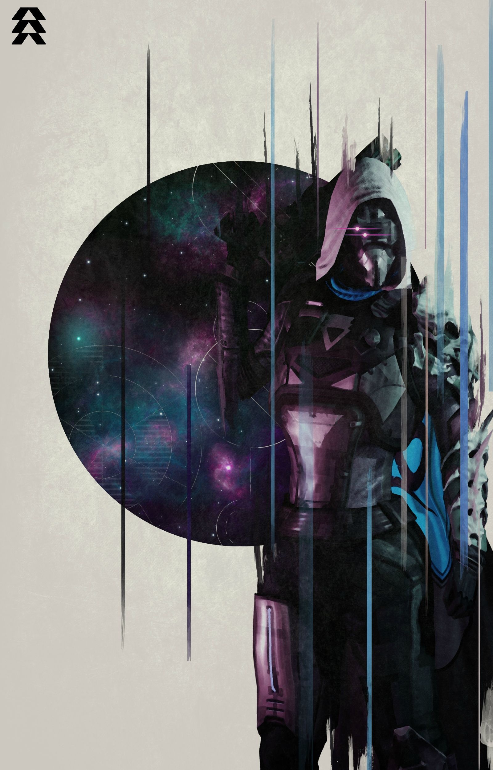 Hunter gaming, Destiny posters, Hunter titan warlock, Destiny fanart, 1600x2500 HD Phone