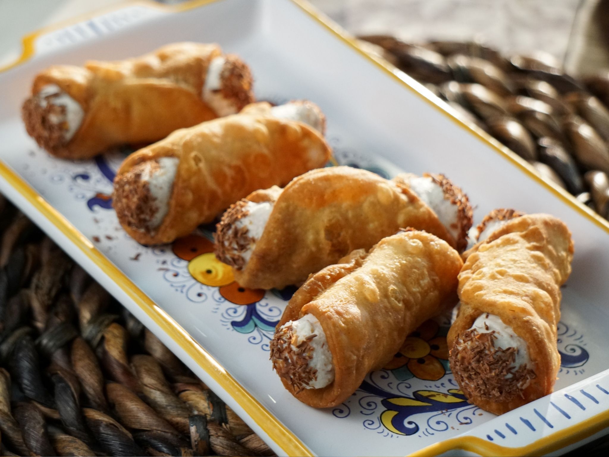 Homemade cannoli, Food network recipe, Irresistible texture, Delectable taste, 2050x1540 HD Desktop