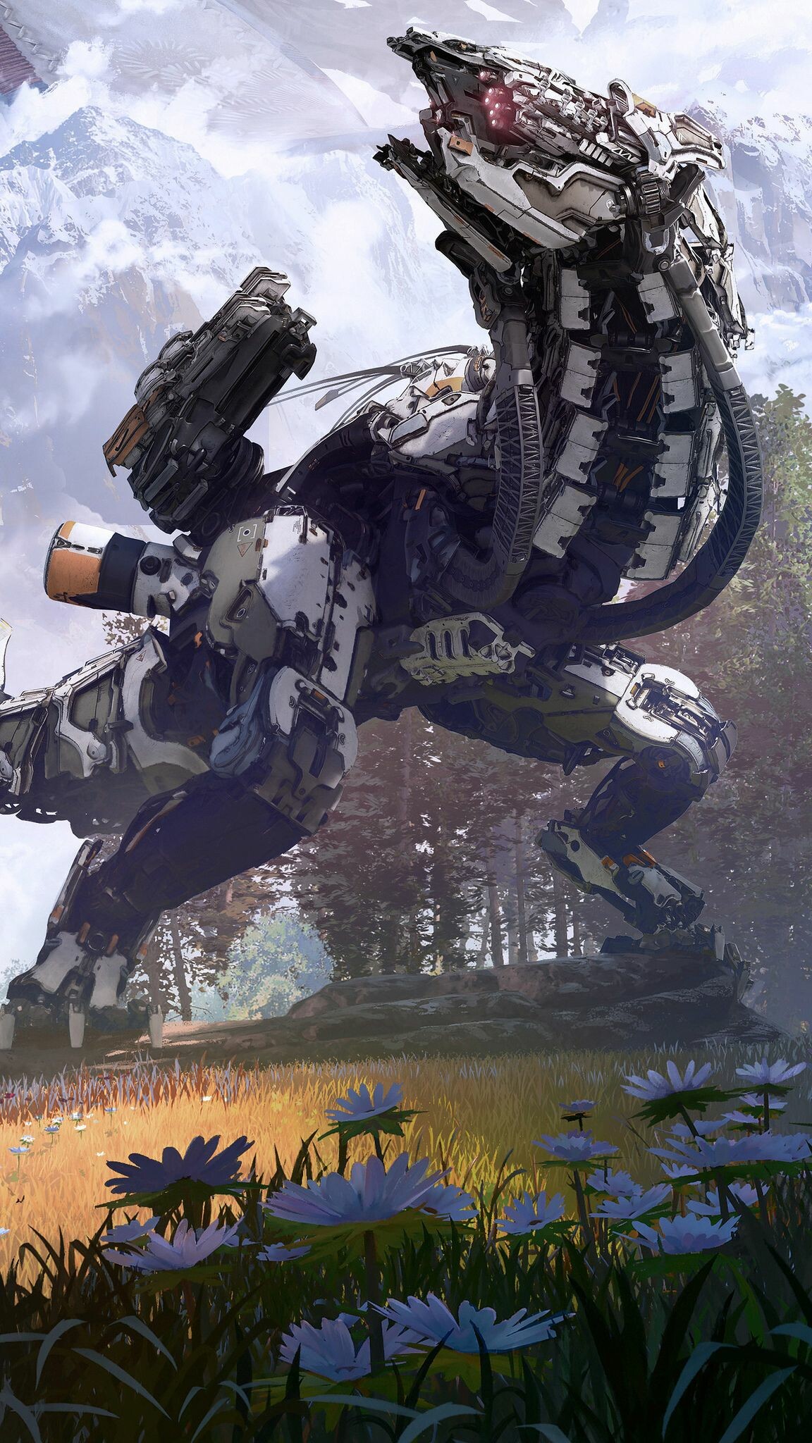 Complete edition, Horizon Zero Dawn, Robotic adversaries, Gaming experience, 1160x2050 HD Phone