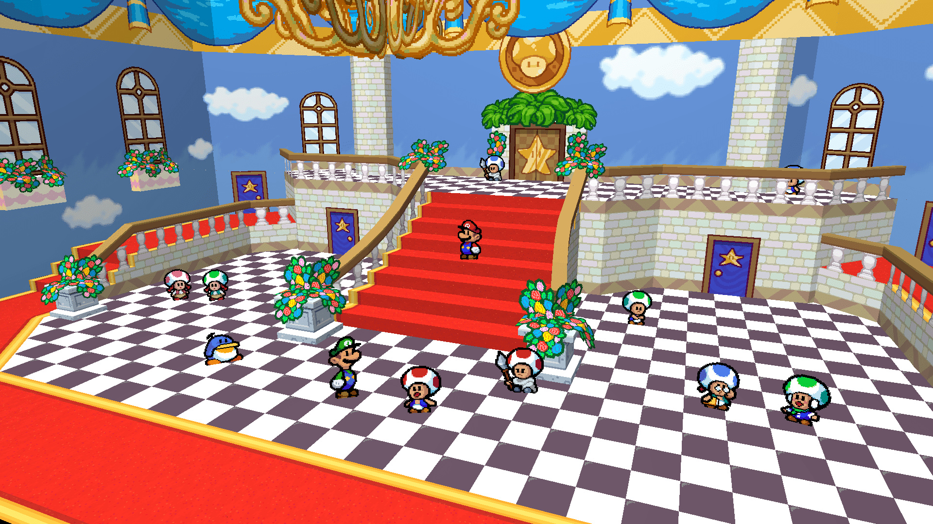 Castle from Paper Mario 64 1920x1080