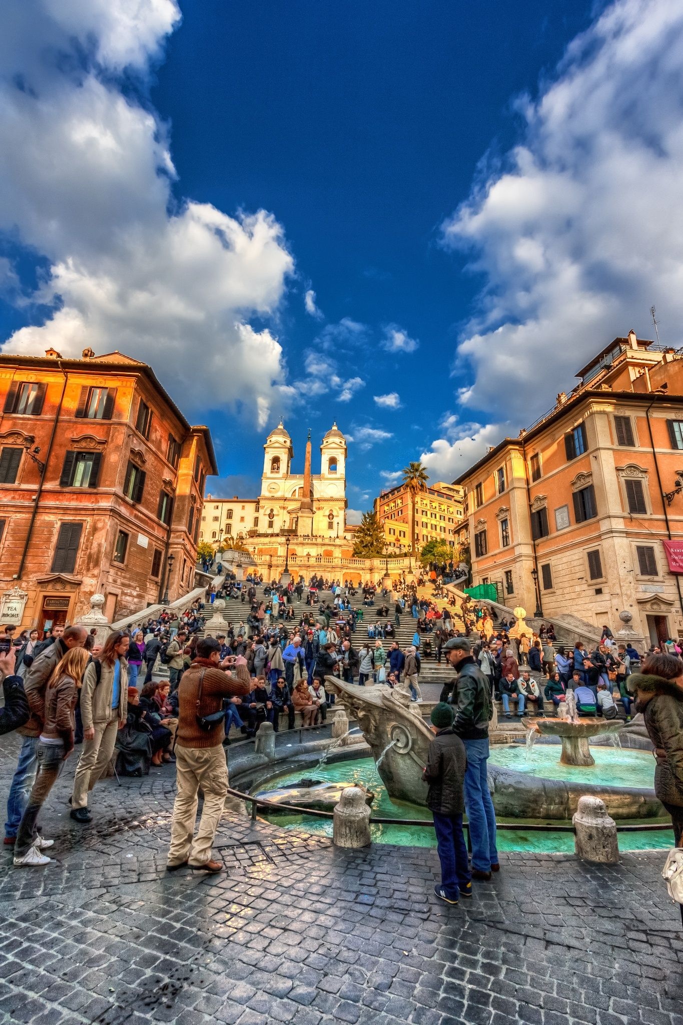 Fleeting glimpse, Places to travel, Italy, Piazza di Spagna, 1370x2050 HD Phone