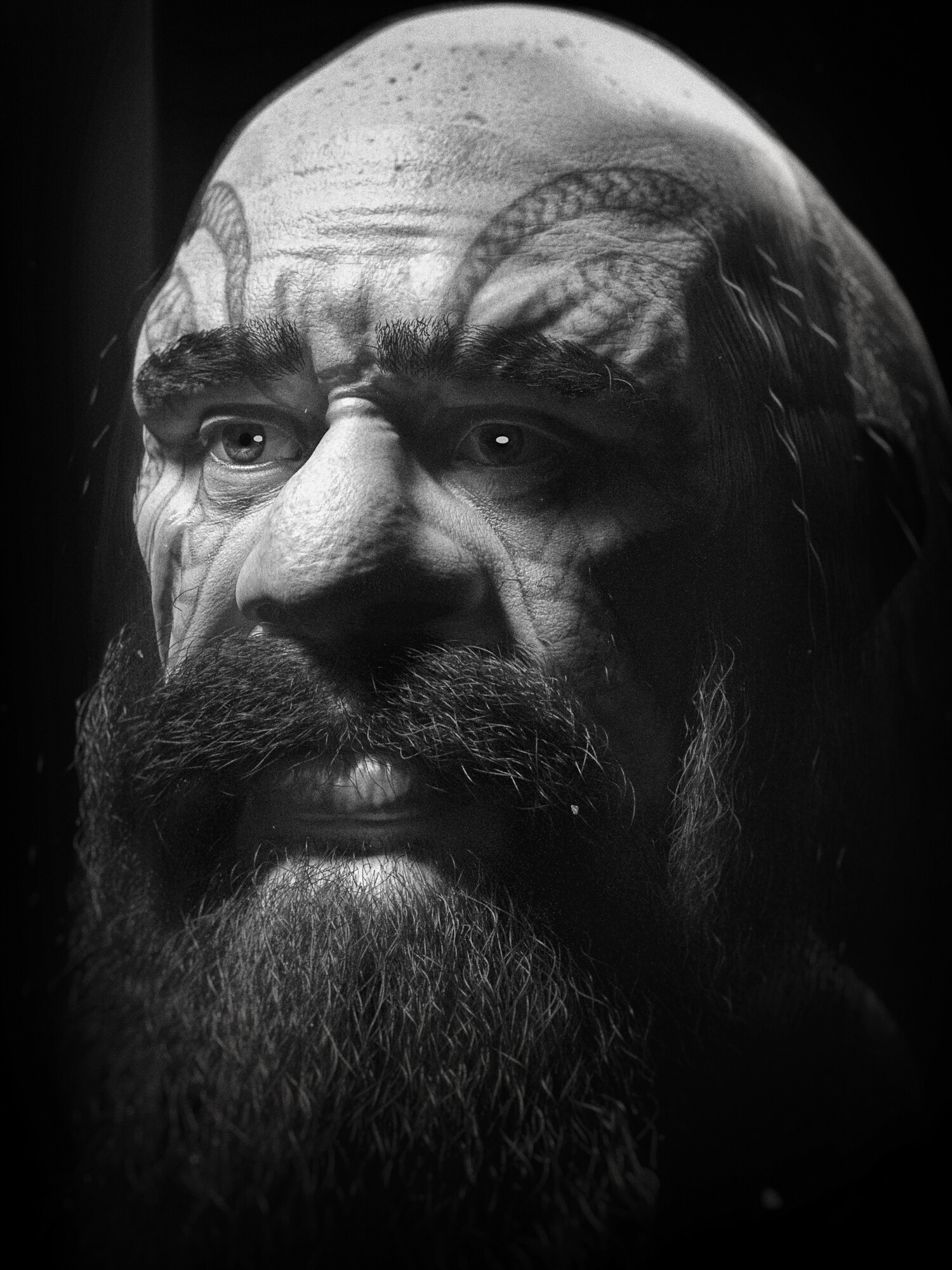 Dwarf head, Zbrush sculpt, Detailed texture, Expressive features, 1500x2000 HD Phone