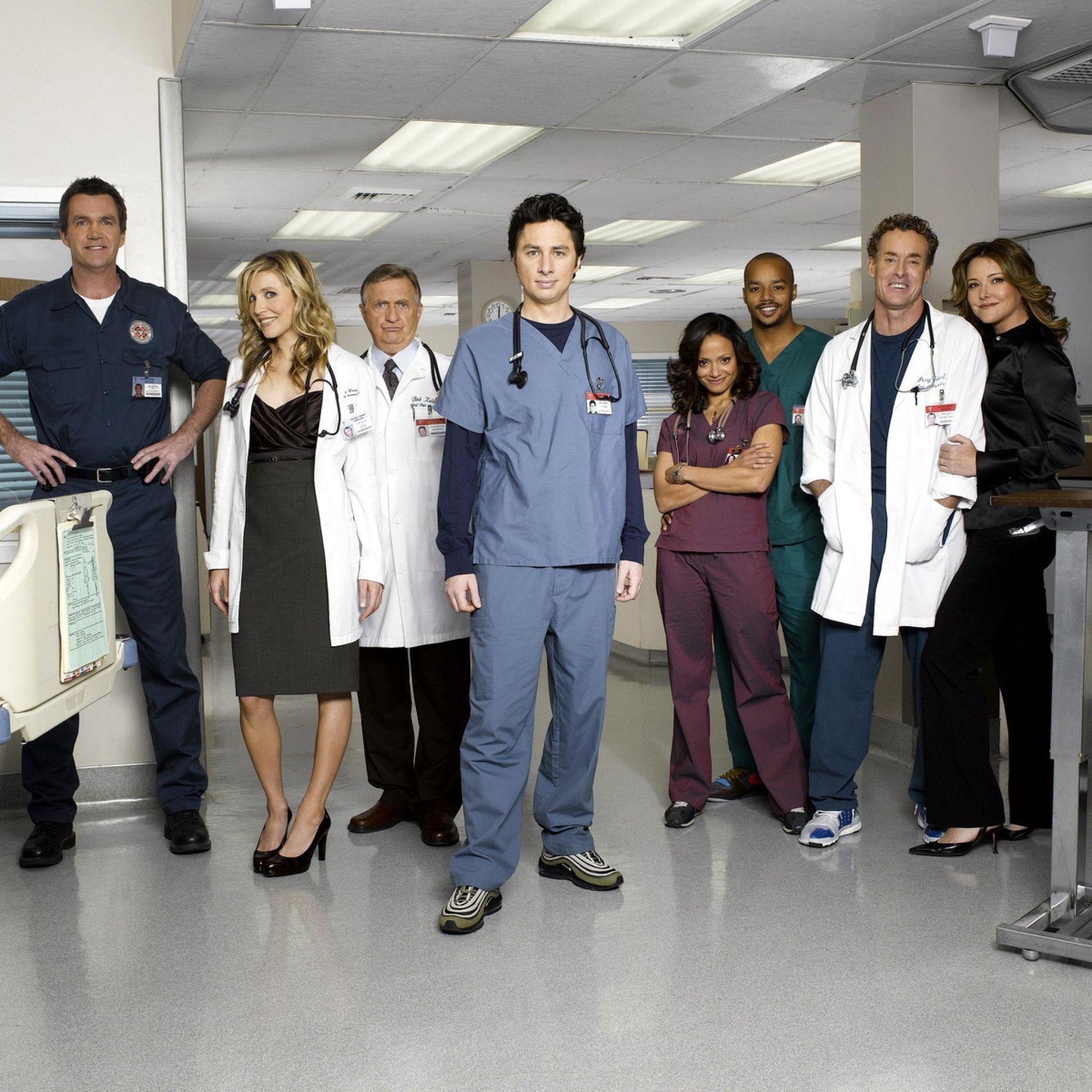 Scrubs, TV series, Most popular, Wallpapers, 2050x2050 HD Phone