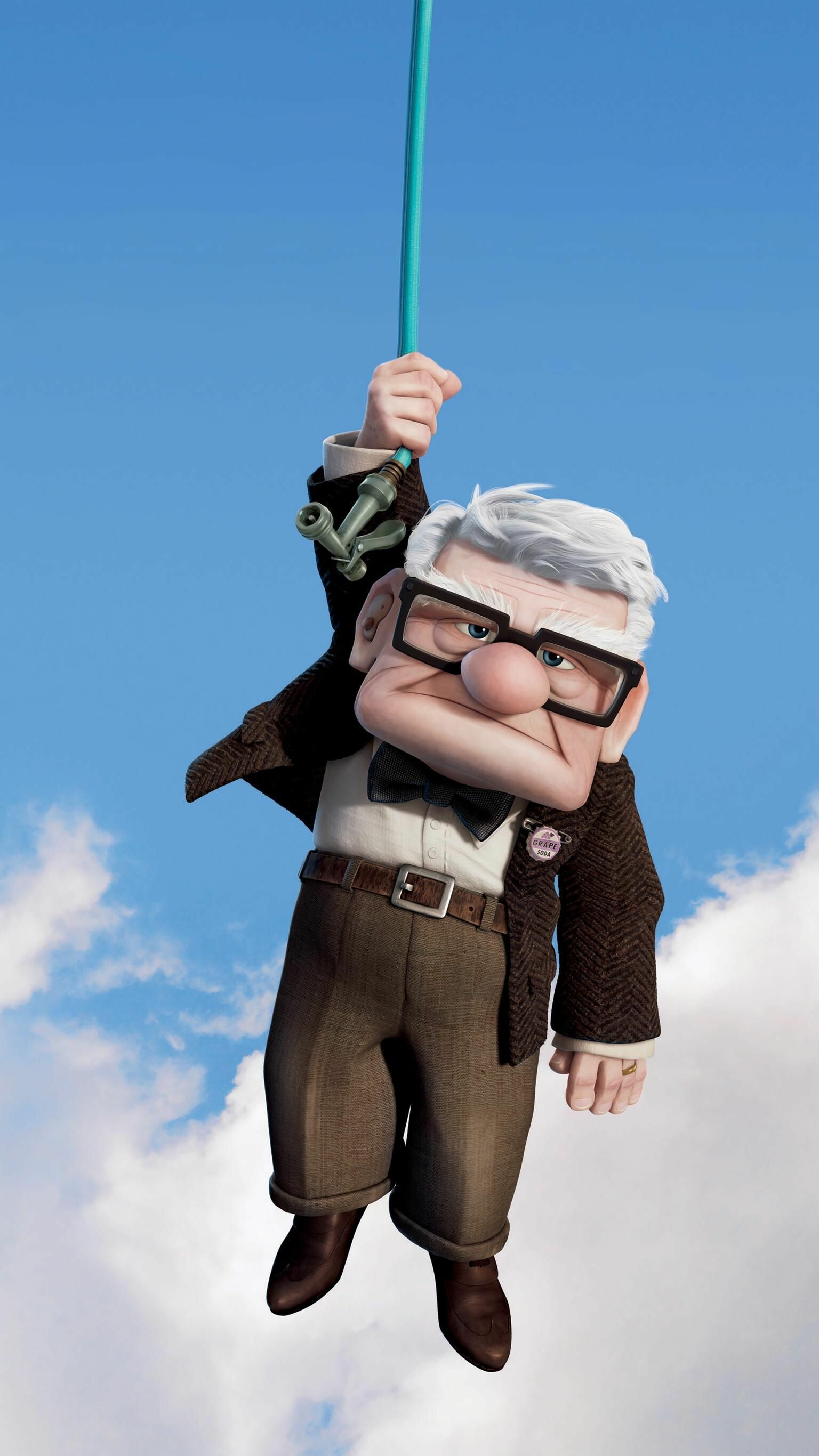 Carl Fredricksen, Up Wallpaper, 1540x2740 HD Phone