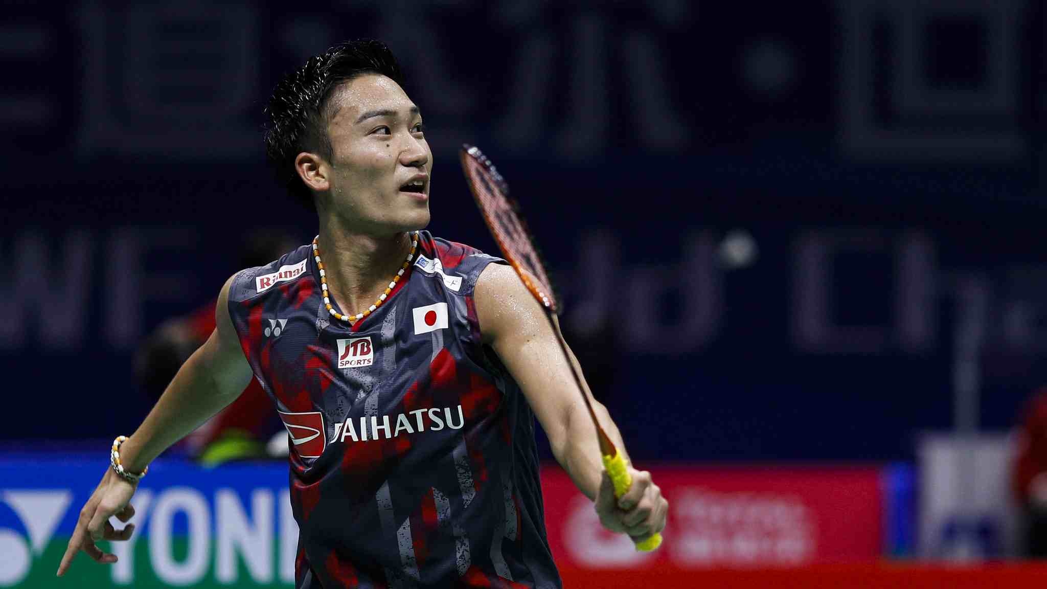 Kento Momota, Remarkable athleticism, Impressive wallpapers, 2050x1160 HD Desktop