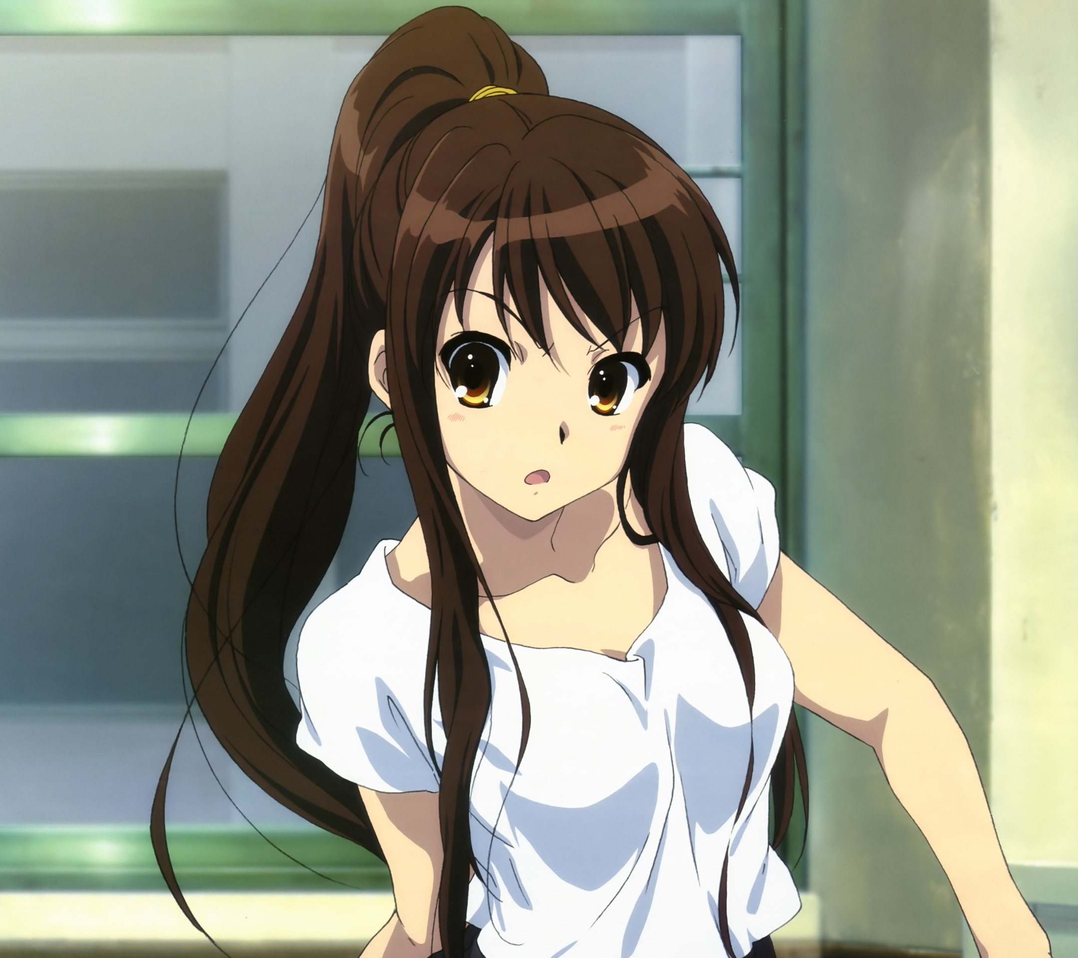 Melancholy of Haruhi Suzumiya, Haruhi wallpaper, Kawaii mobile, One, 2160x1920 HD Desktop