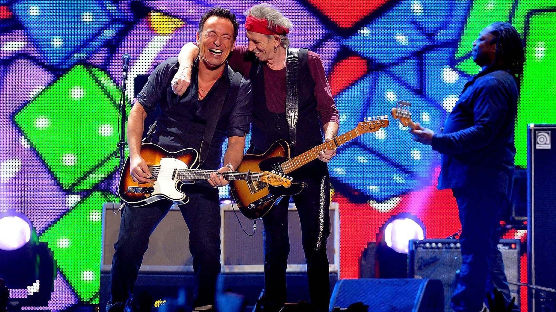 Bruce Springsteen, Keith Richards Wallpaper, 1920x1080 Full HD Desktop