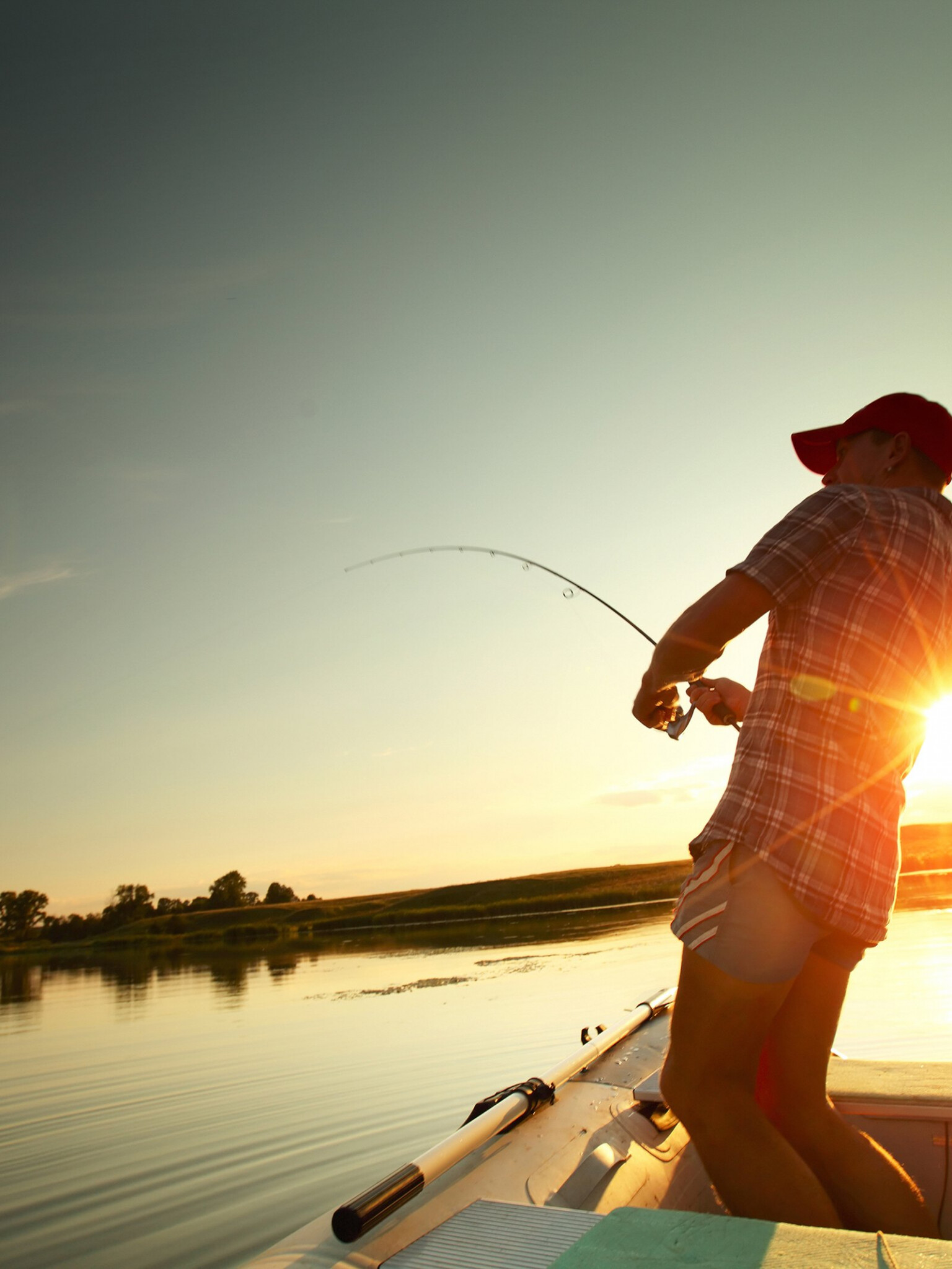 Fishing scenes, Picturesque landscapes, Relaxing pastime, Nature's tranquility, 1540x2050 HD Phone