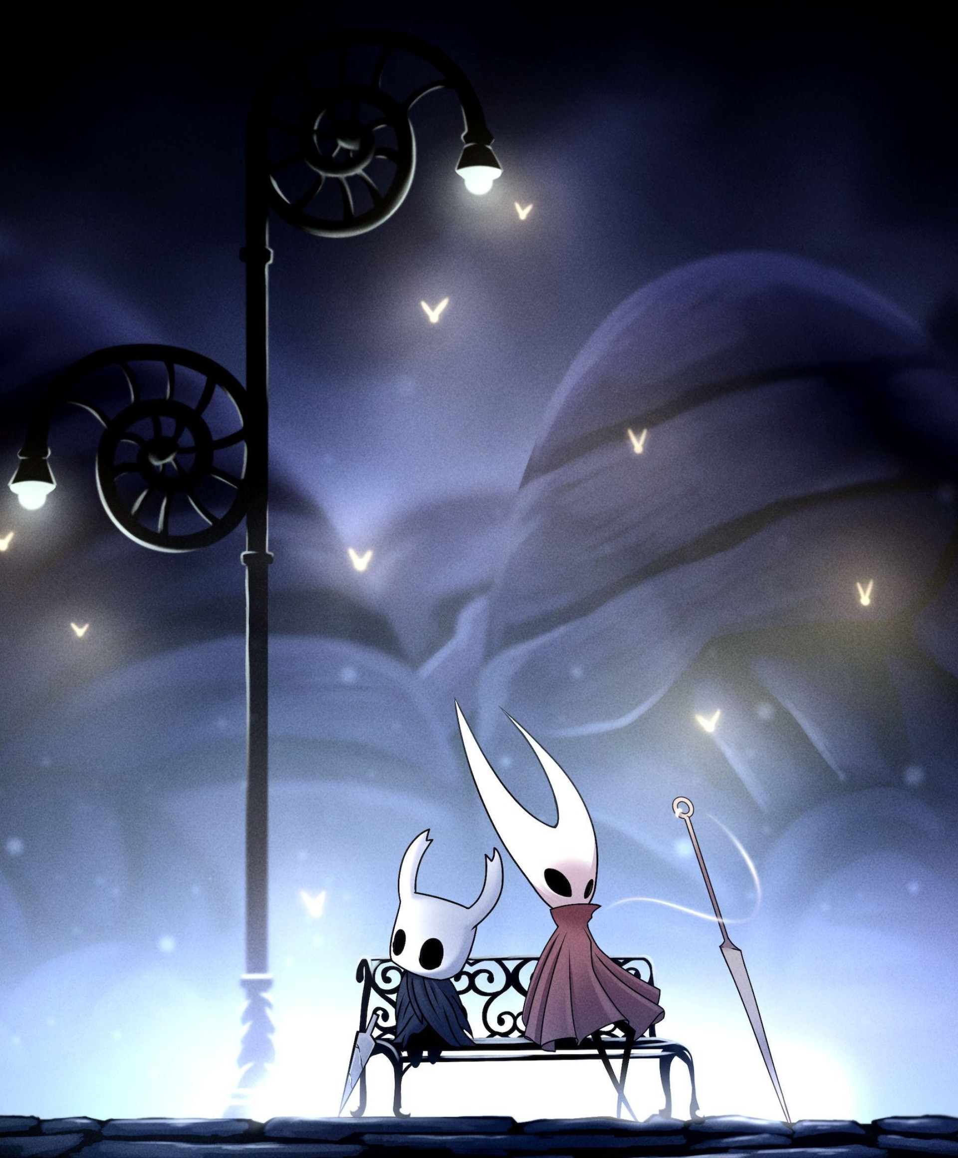 The Knight, Hornet, Dirtmouth bench, HD Phone wallpaper