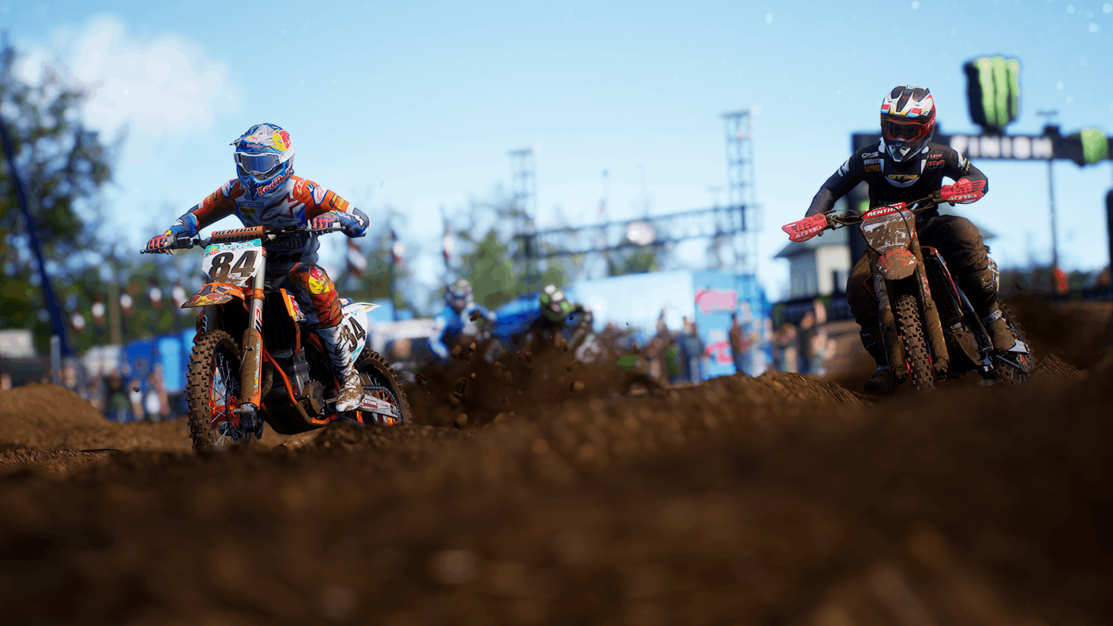 Steam community, MXGP 2019, Official motocross game, Gaming enthusiasts, 3840x2160 4K Desktop