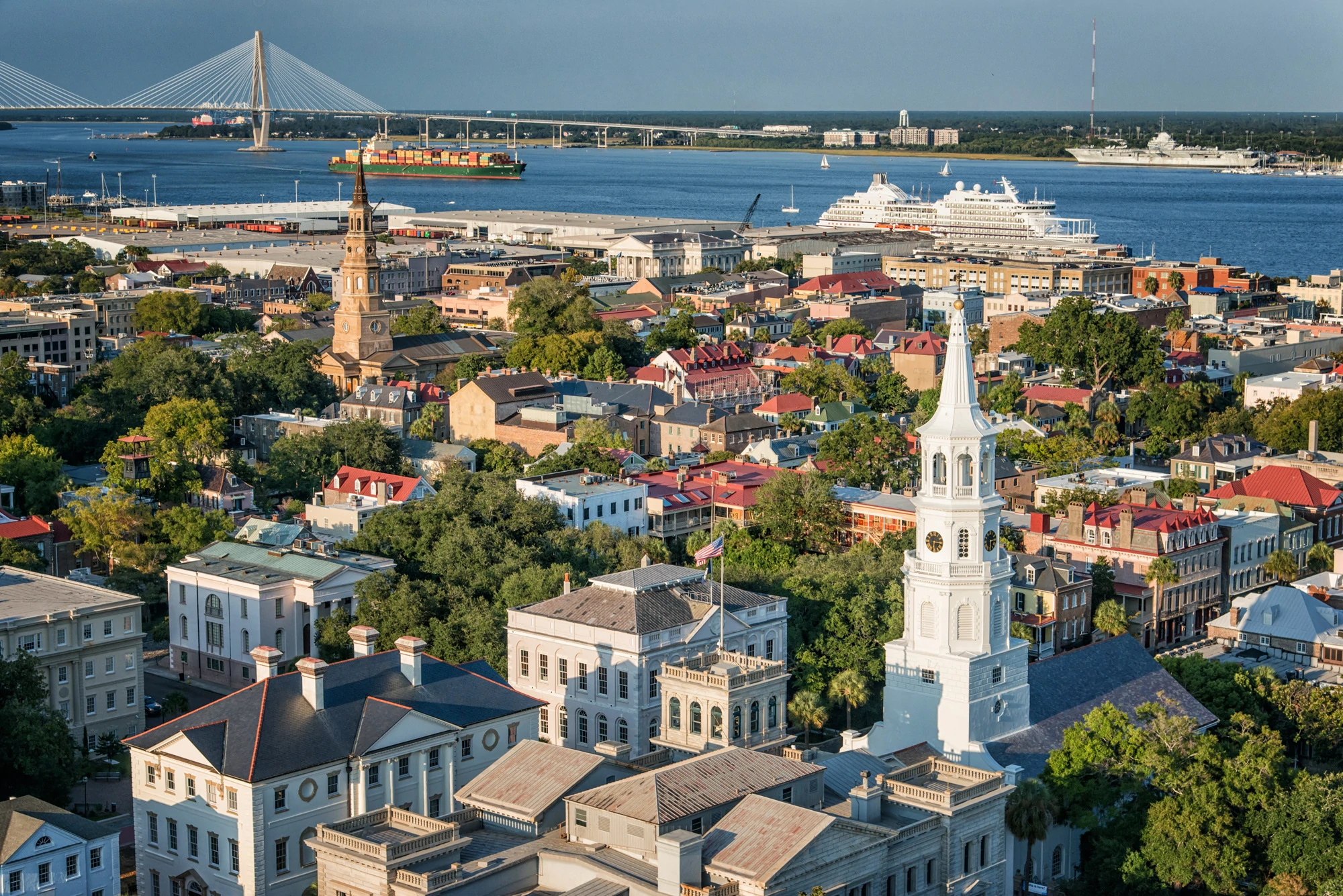 South Carolina, Charleston cityscape, Film locations, Local landmarks, 2000x1340 HD Desktop