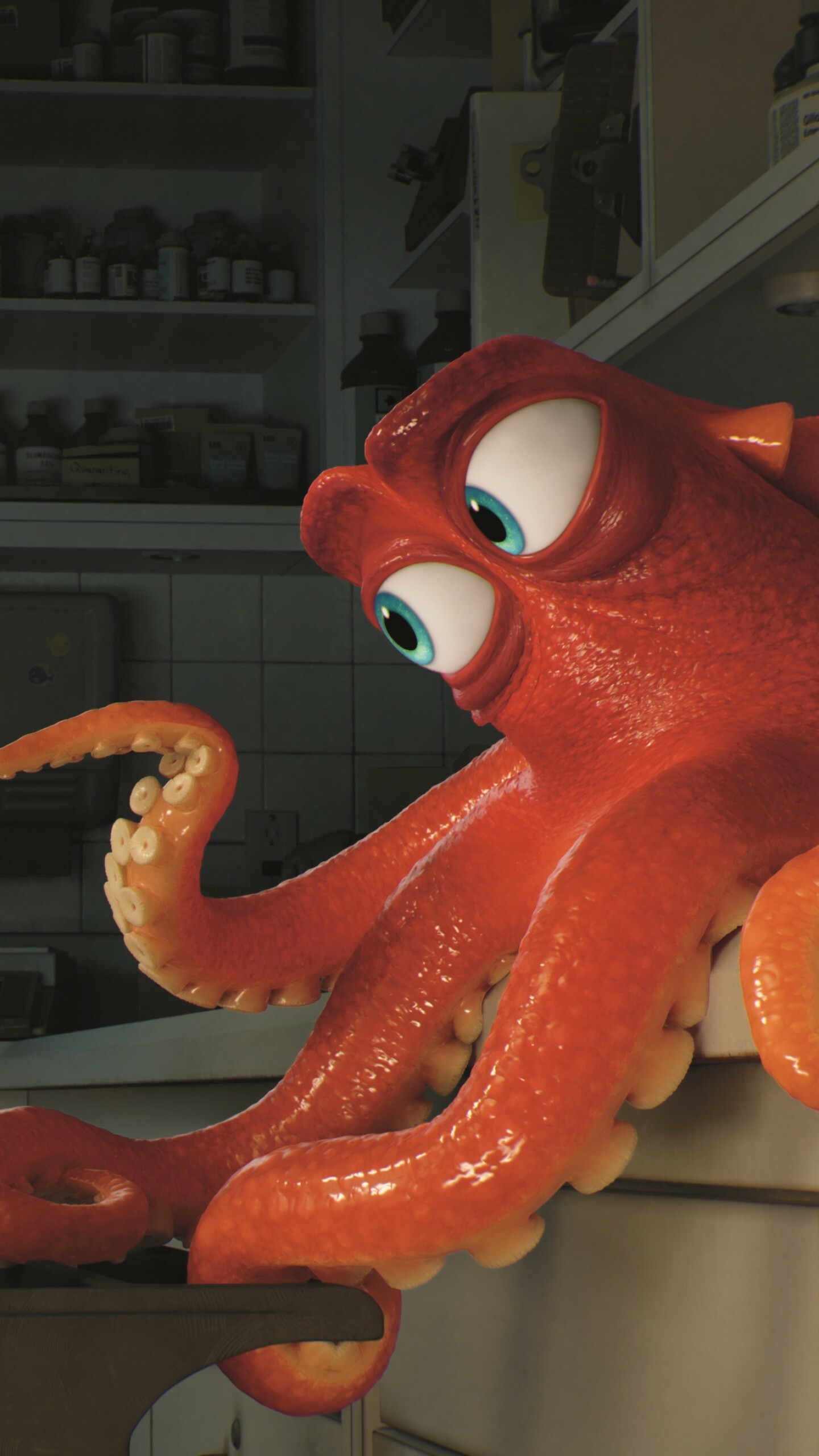 Finding Dory, Nemo fish, Pixar animation, Movie magic, 1440x2560 HD Phone