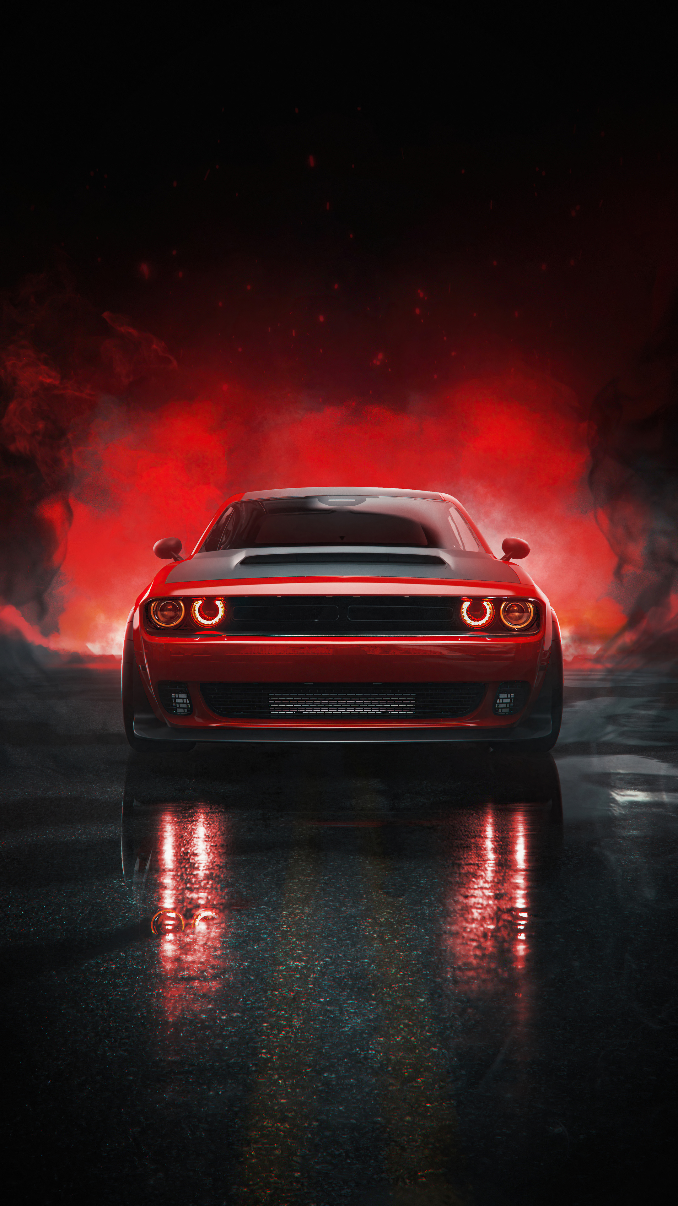 2021 Model, Dodge Challenger Wallpaper, 2160x3840 4K Phone