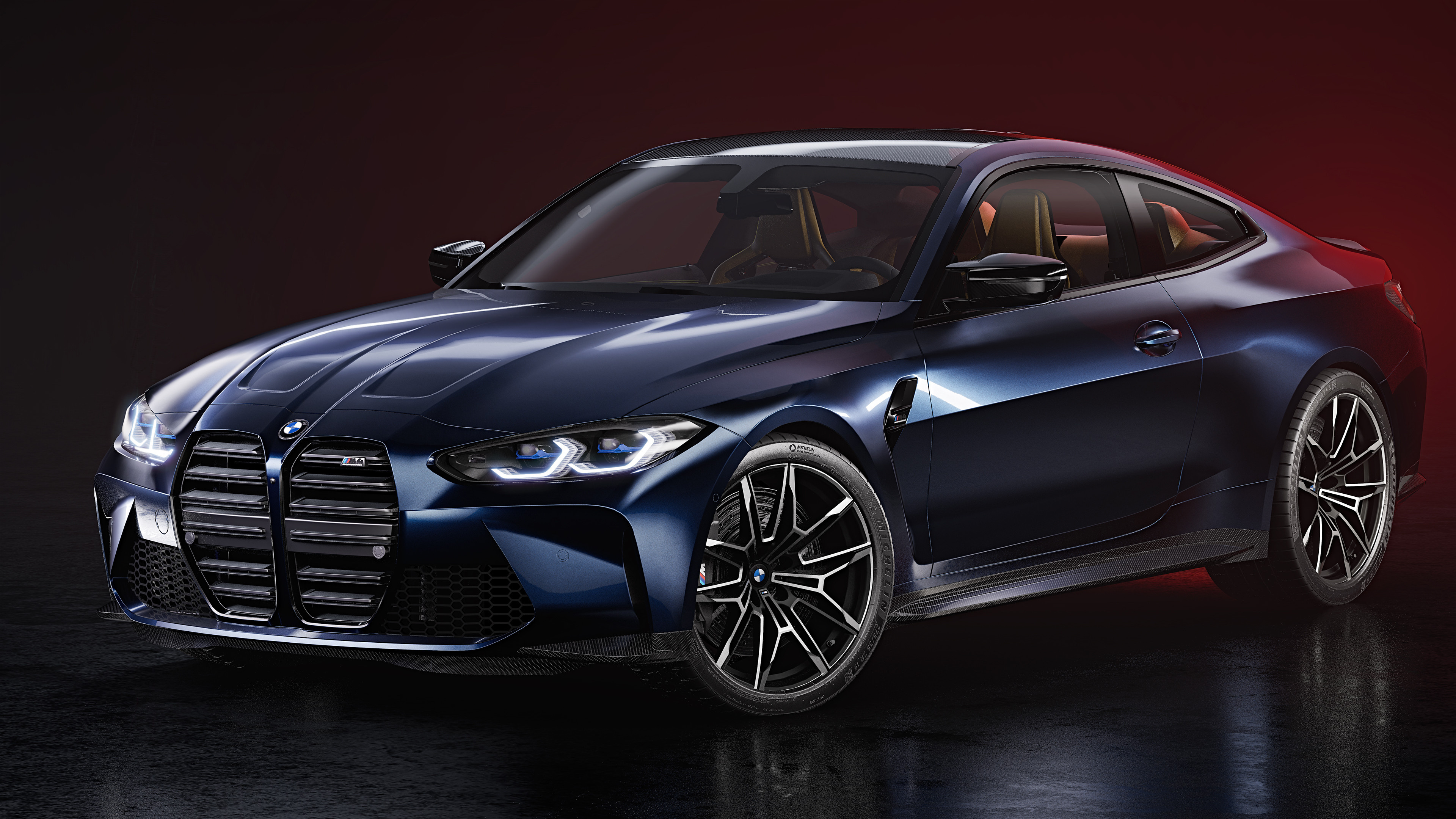 Coupe Side View, BMW M4 Wallpaper, 3840x2160 4K Desktop