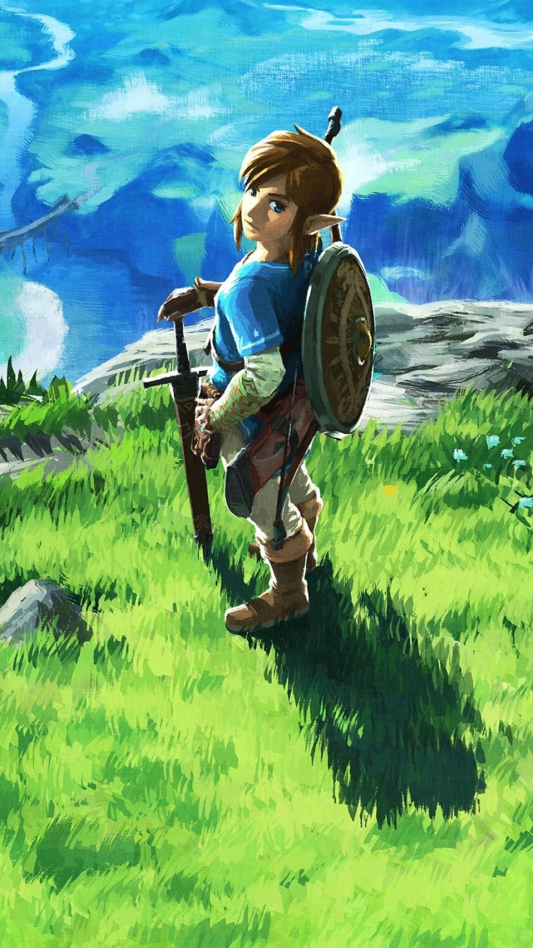 The Legend Zelda, Iconic, Fantasy World, Game Adventure, Art, 1080x1920 Full HD Phone