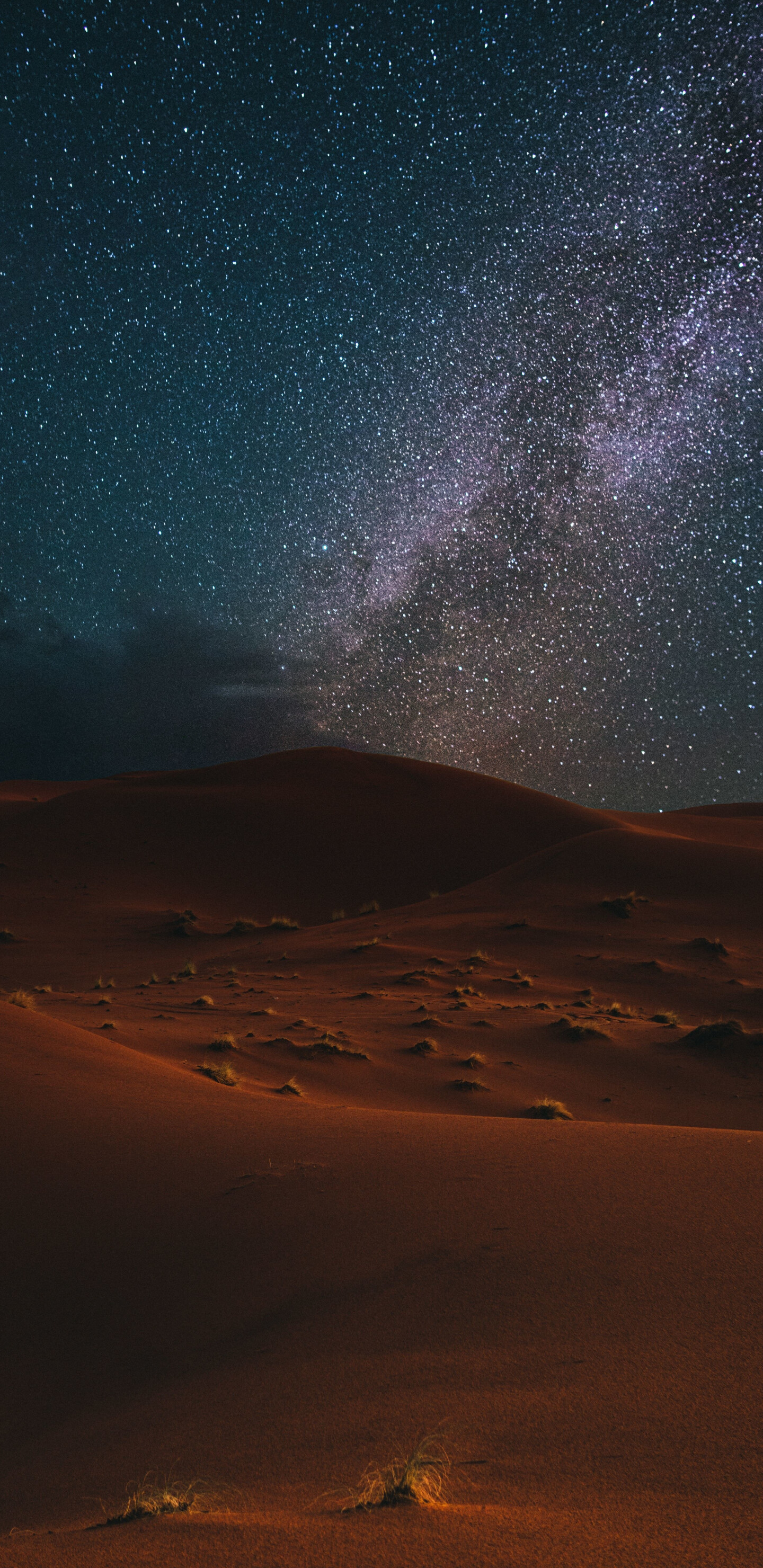 Milky way, Deserts Wallpaper, 1440x2960 HD Phone