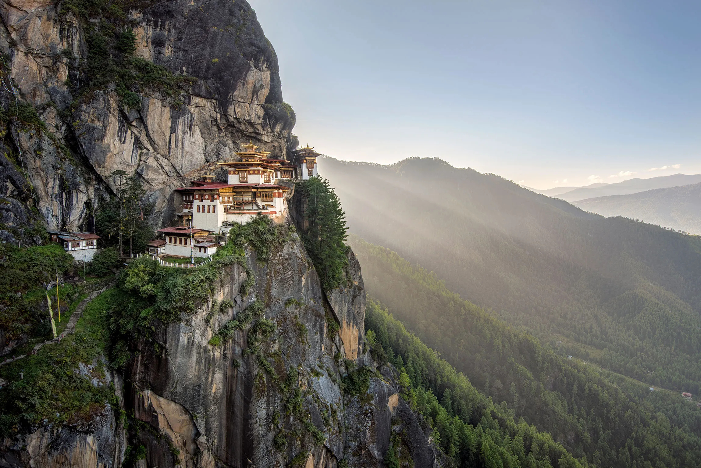 Tiger's Nest, Beautiful houses of worship, Architectural wonders, Global pilgrimage, 2300x1540 HD Desktop
