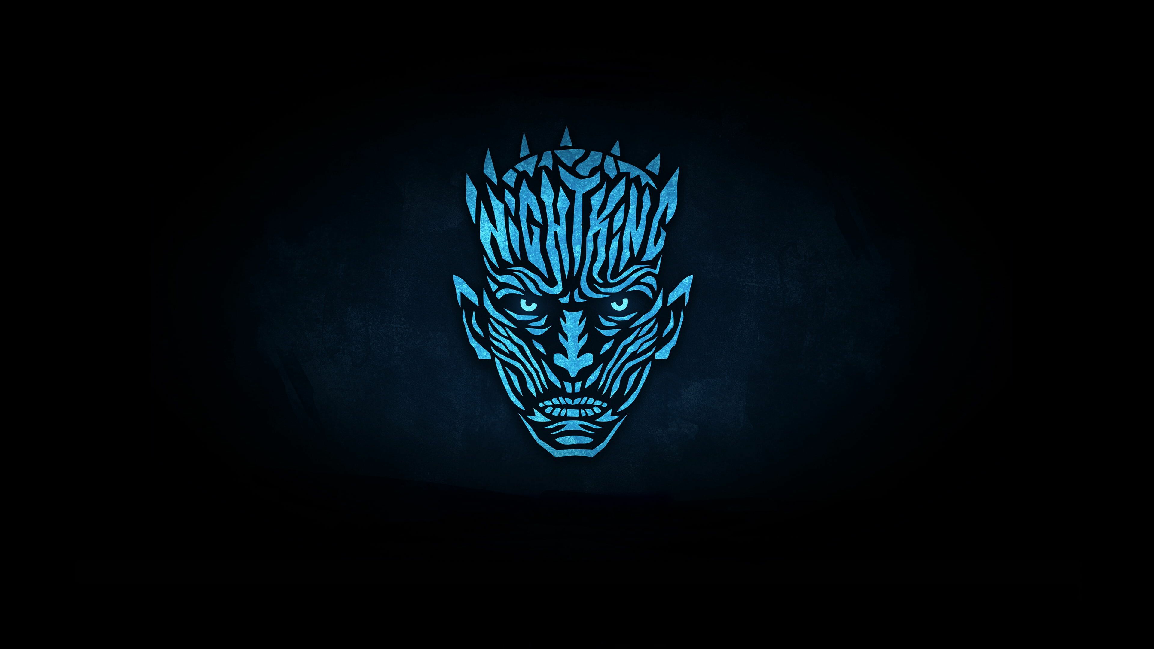 Minimalist Night King wallpaper, Game of Thrones theme, 4K resolution, Desktop wallpaper, 3840x2160 4K Desktop